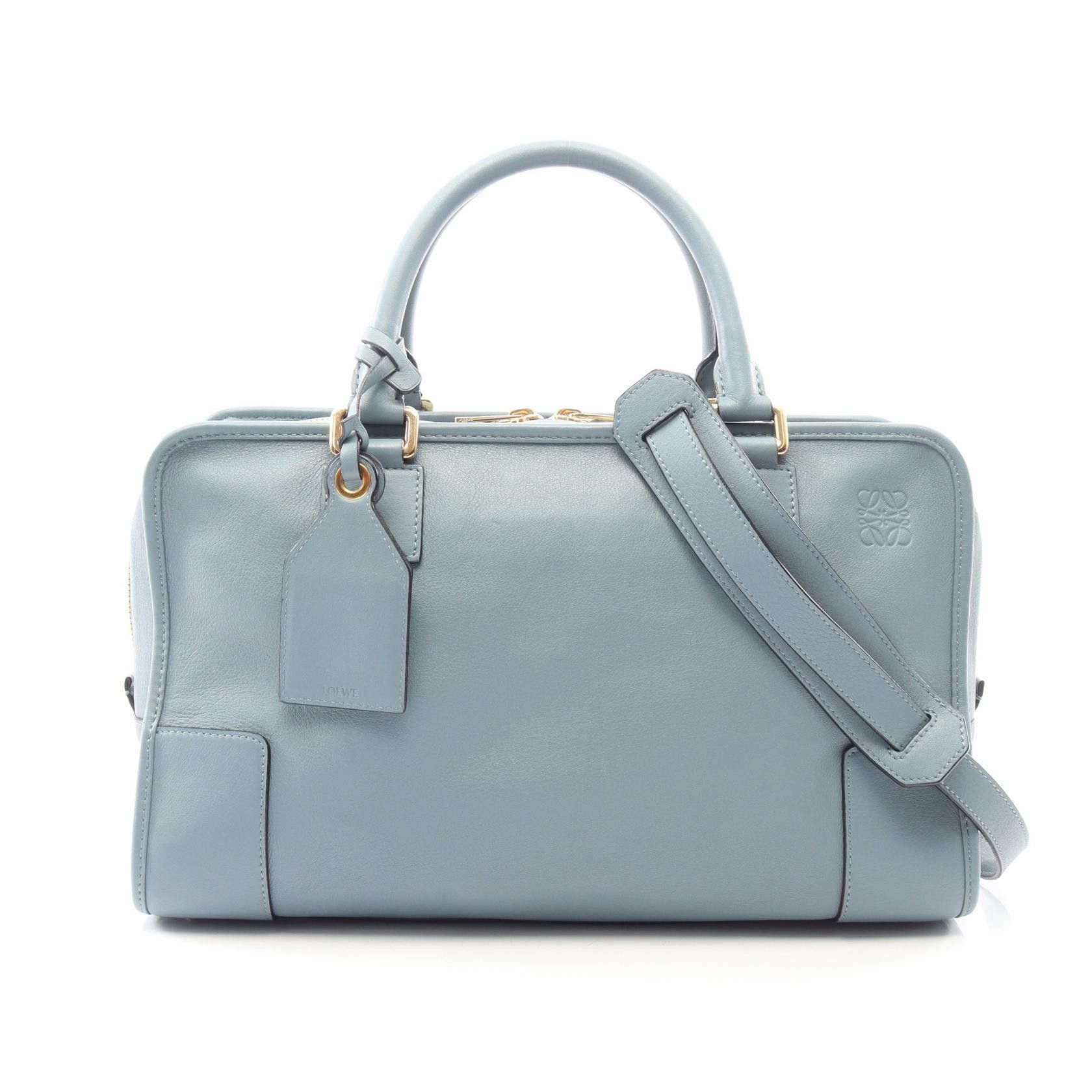 Loewe Loewe Loewe Amazona 36 leather 2way handbag Leather Handbag DUTY FREE for USA Size ONE SIZE - 1 Thumbnail