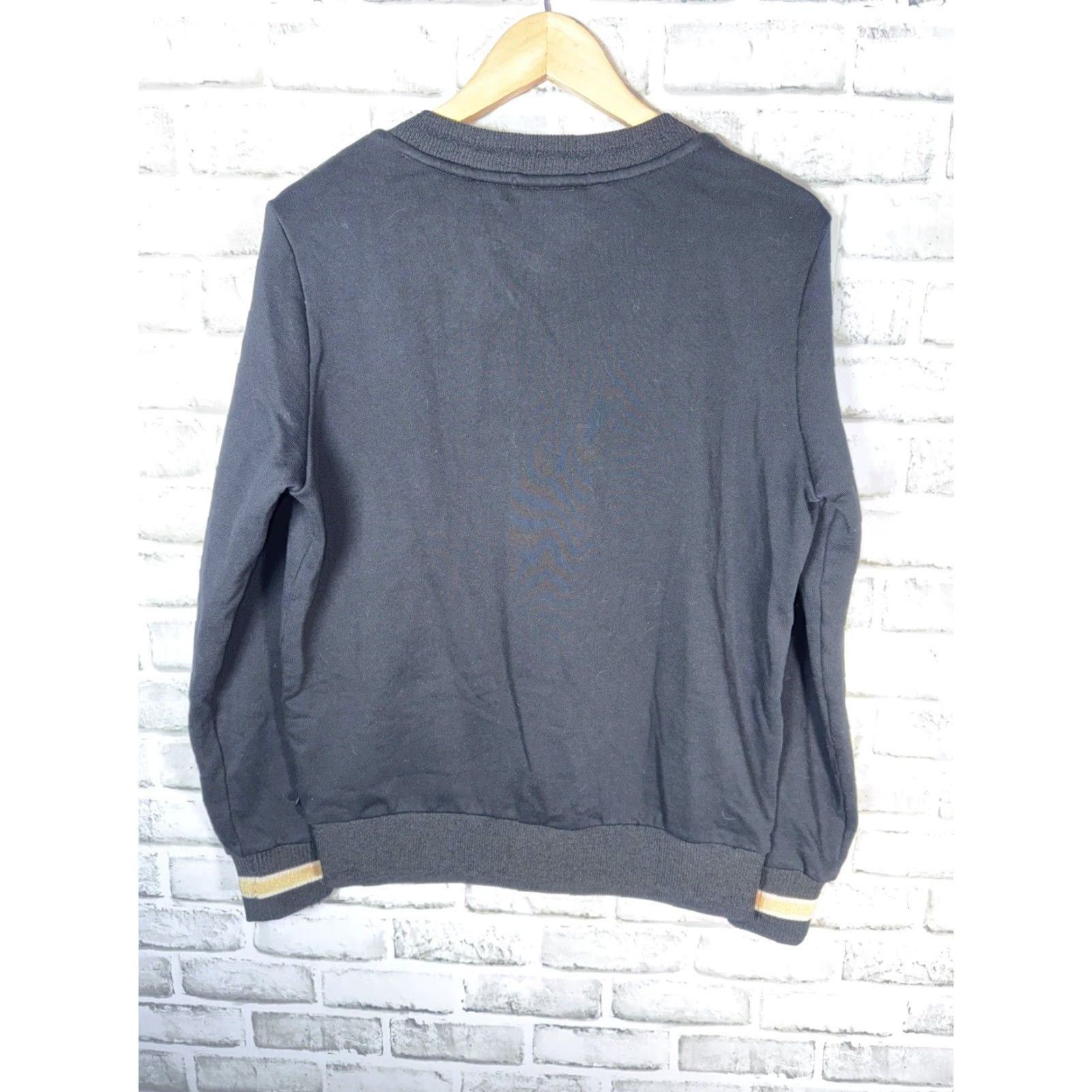 Scotch & Soda Scotch & Soda Womens Sweater V-Neck Pullover Black S Knit Cotton Shirt? Size S / US 4 / IT 40 - 8 Thumbnail
