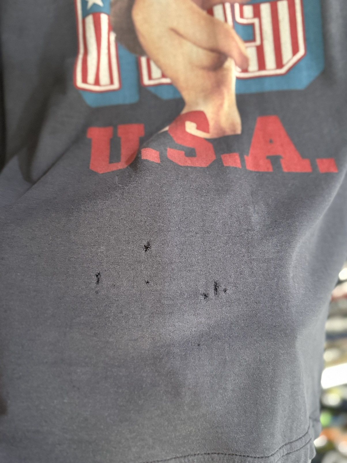 Hysteric Glamour × Playboy Thrashed Hysteric Glamour X Playboy Team Usa Sun Faded Tee Size US M / EU 48-50 / 2 - 8 Thumbnail