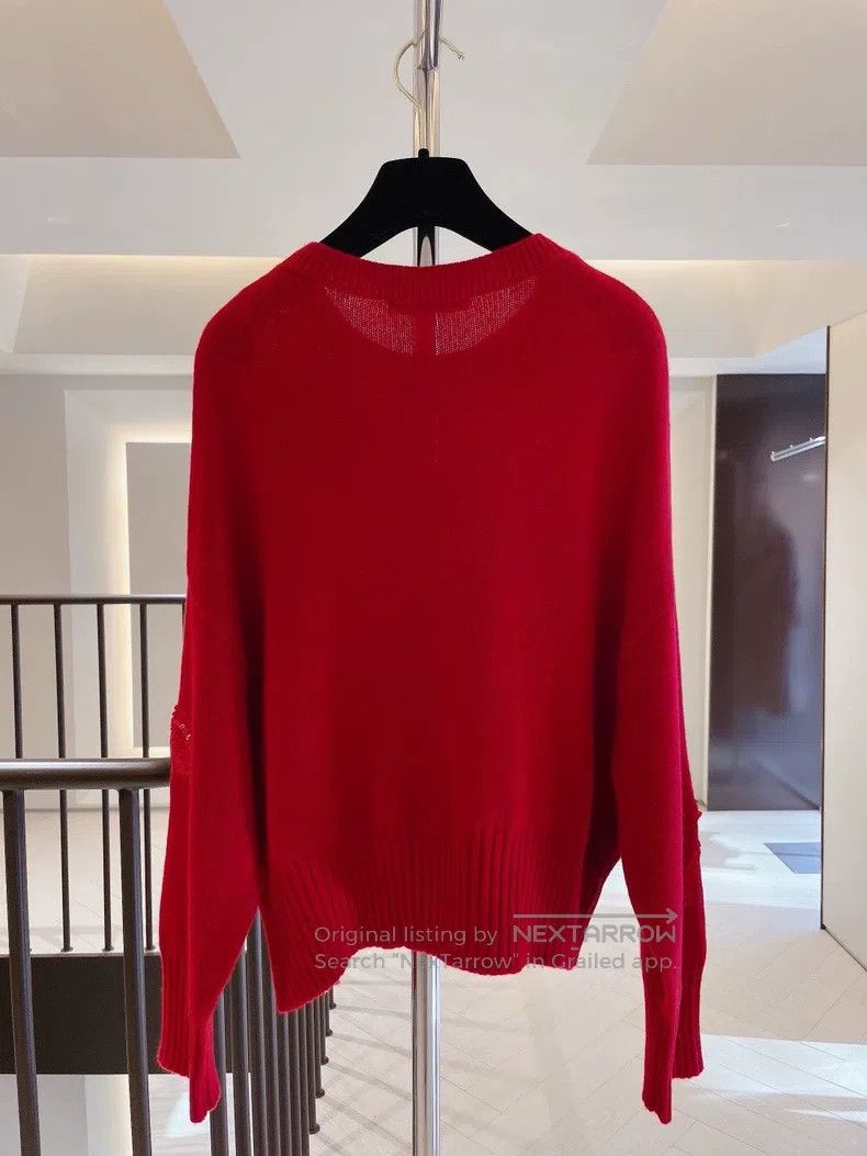 Valentino Valentino Sequin bow cashmere sweater Size XS / US 0-2 / IT 36-38 - 2 Thumbnail