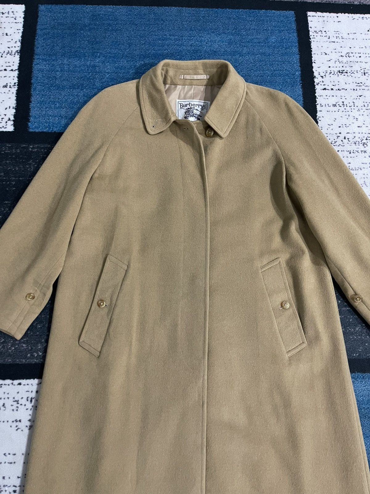 Burberry × Vintage Vintage Burberrys Wool Long Jacket Size US L / EU 52-54 / 3 - 5 Thumbnail