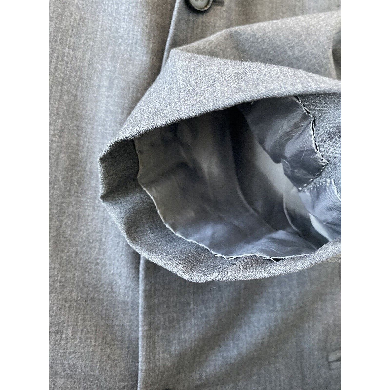 Jil Sander JIL SANDER Tailor Made Gray Sport Coat 3 Btn Center Vent 42R Size 42R - 10 Thumbnail