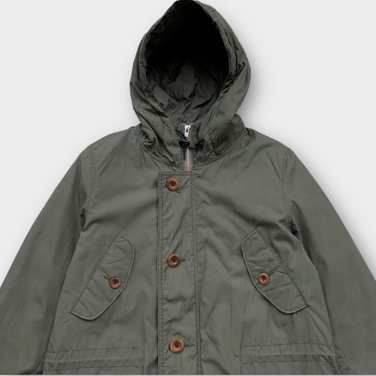 Margaret Howell MARGARET HOWELL M47 QUILTED PARKA HOODIE COAT JACKET Size S / US 4 / IT 40 - 4 Thumbnail
