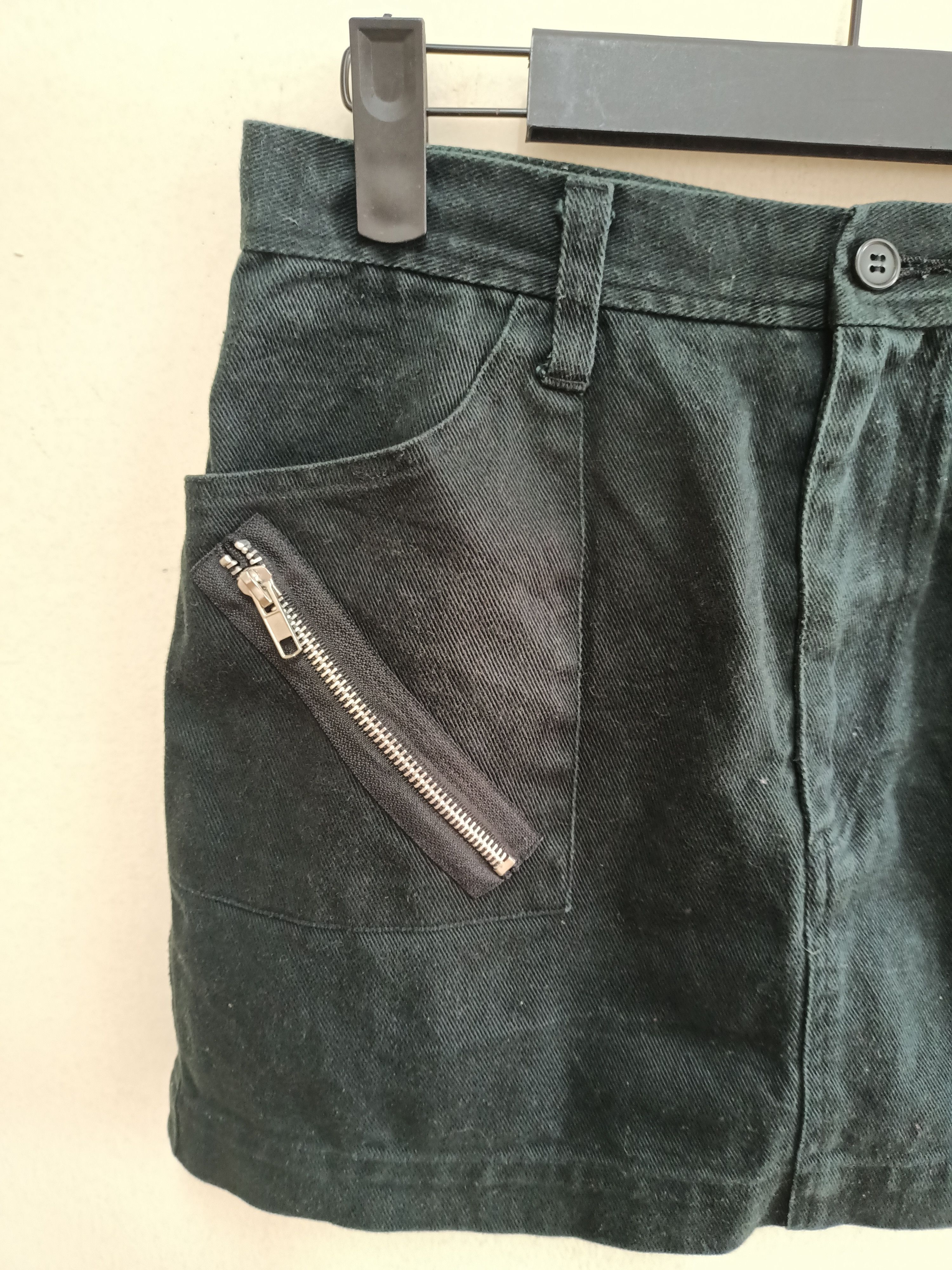 Japanese Brand Rare Sexy Dynamite London black zipper punk skirts Size 27" / US 4 / IT 40 - 2 Thumbnail