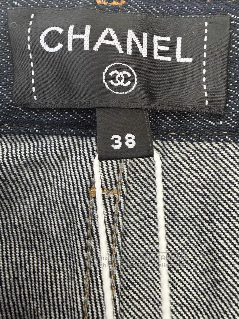 Chanel Chanel Primary colour jeans Size 25" / US 0 / IT 36 - 4 Thumbnail