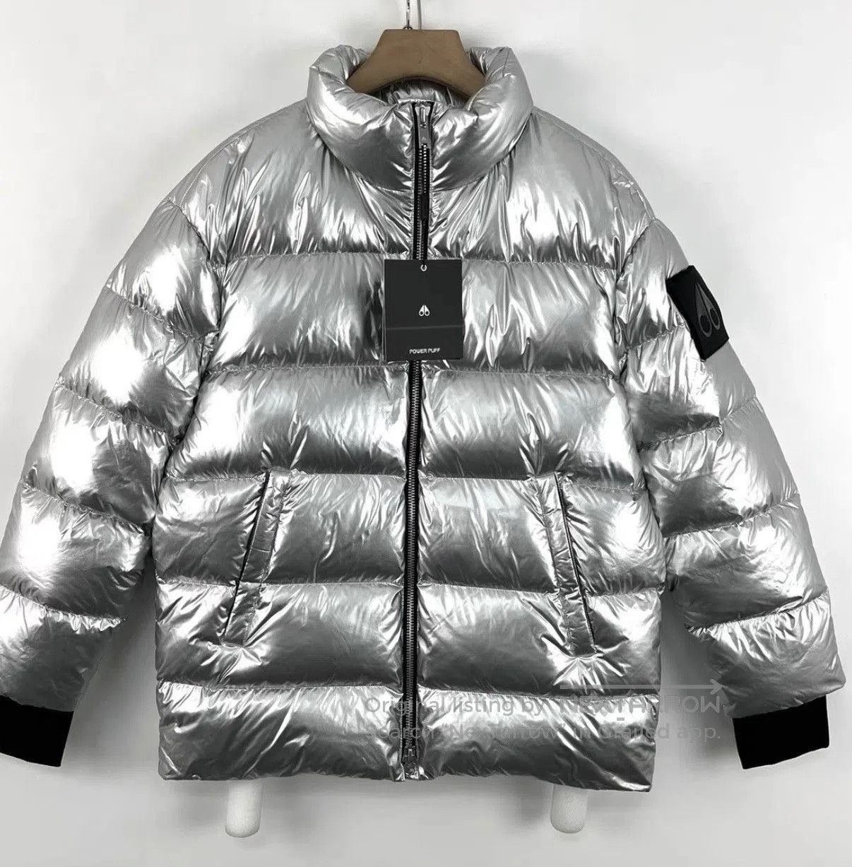 Moose Knuckles Silver Puffer Jacket . Size US M / EU 48-50 / 2 - 1 Thumbnail