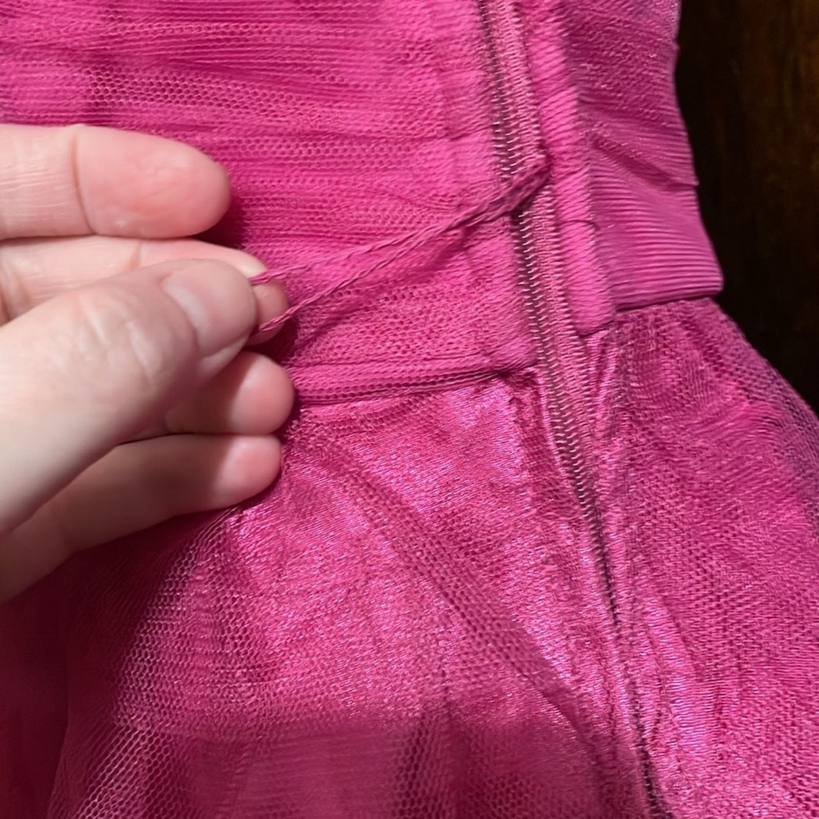 Vintage Teeze Me Junior's 5 Ombre Ruffled Tulle Mini Party Dress Size S / US 4 / IT 40 - 5 Thumbnail
