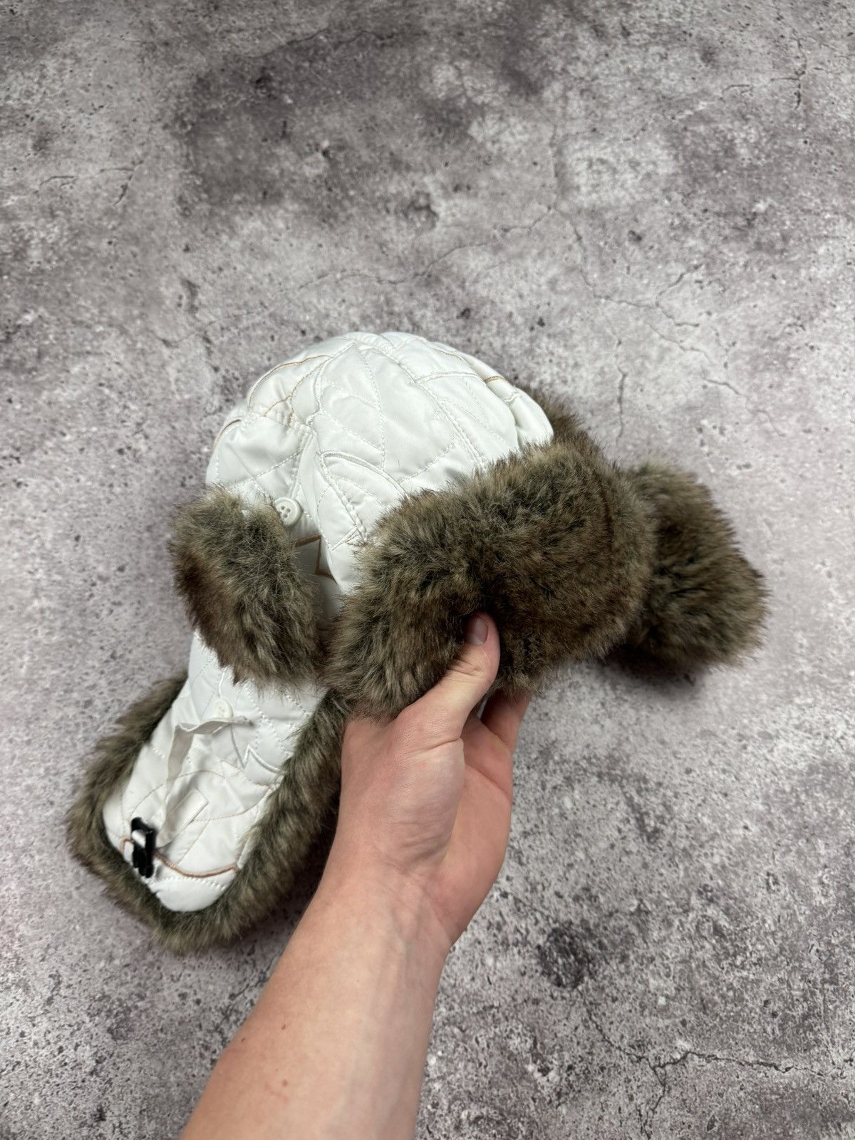 Japanese Brand Y2K Faux Fur Ushanka Vintage Fuzzy Warm Trapper Hat Size ONE SIZE - 1 Thumbnail