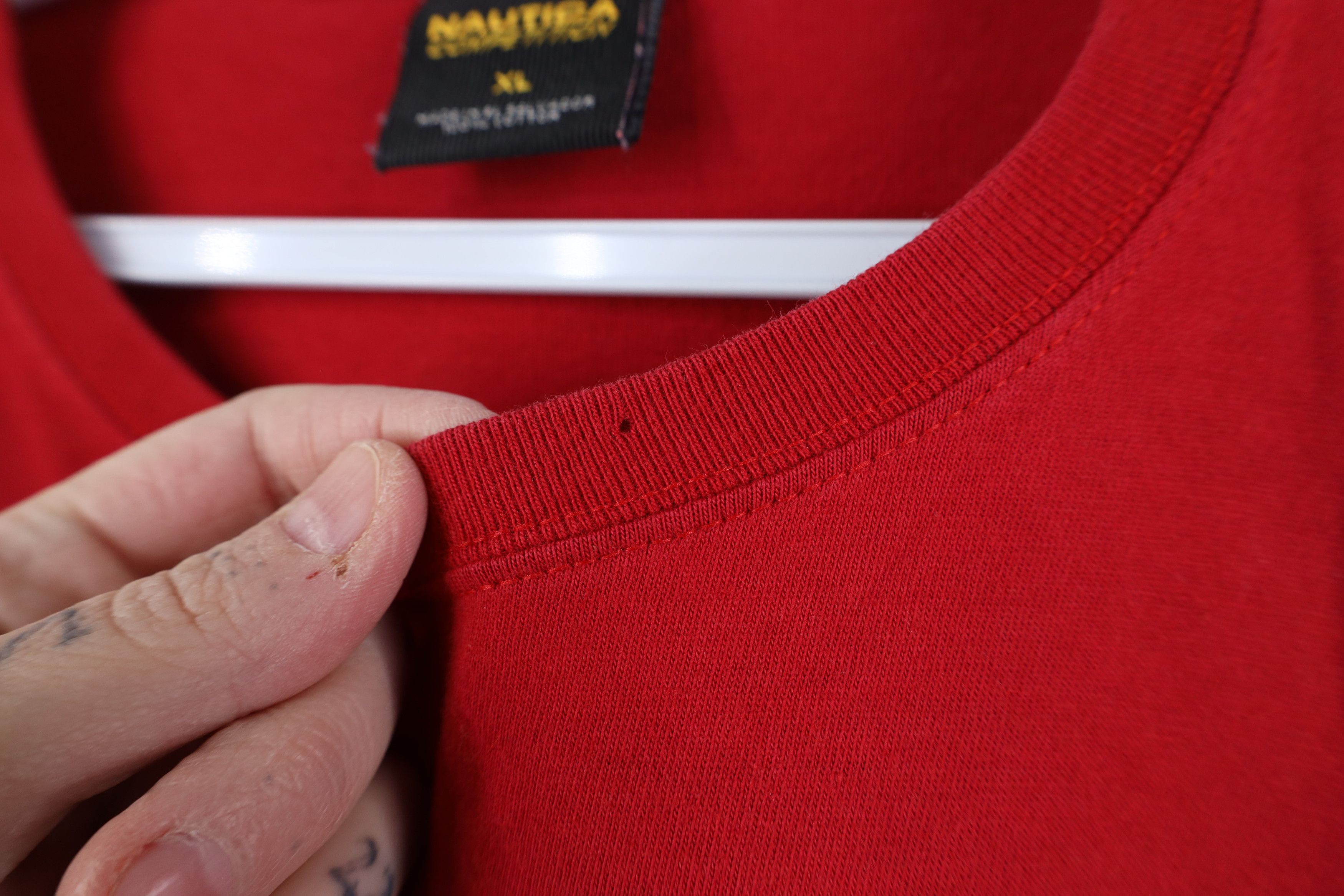 Nautica Vintage 90s Nautica Competition Long Sleeve T-Shirt Red Size US XL / EU 56 / 4 - 4 Thumbnail