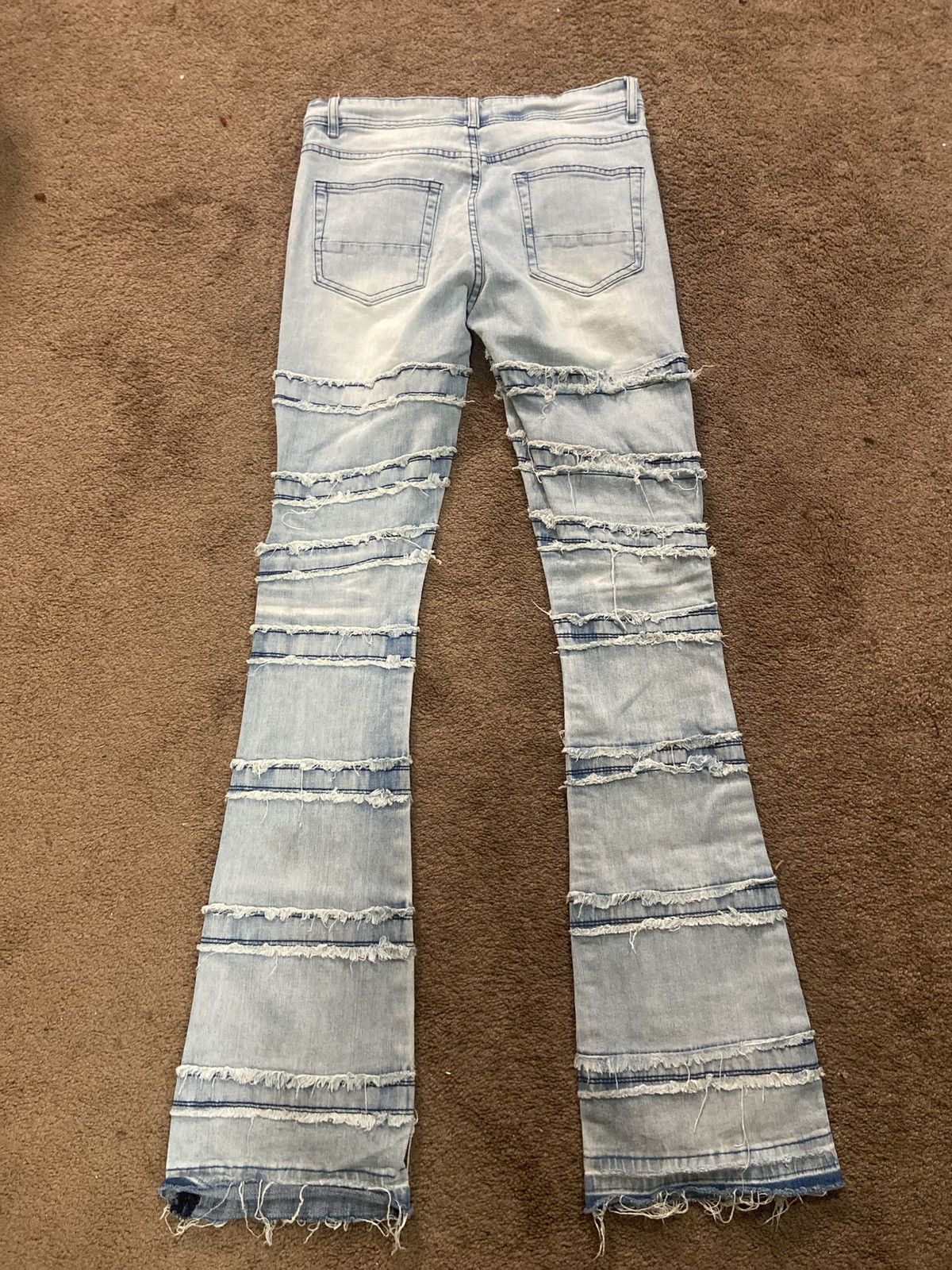 Fashion Nova Blue novamen flare jeans Size US 34 / EU 50 - 3 Thumbnail