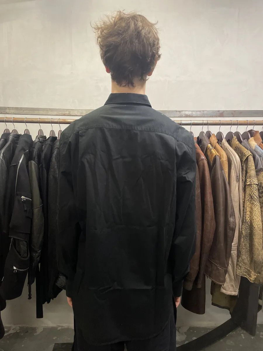 Gianfranco Ferre × Vintage 2000s Gianfranco Ferré Archive Chain Black Shirt Size US L / EU 52-54 / 3 - 4 Thumbnail