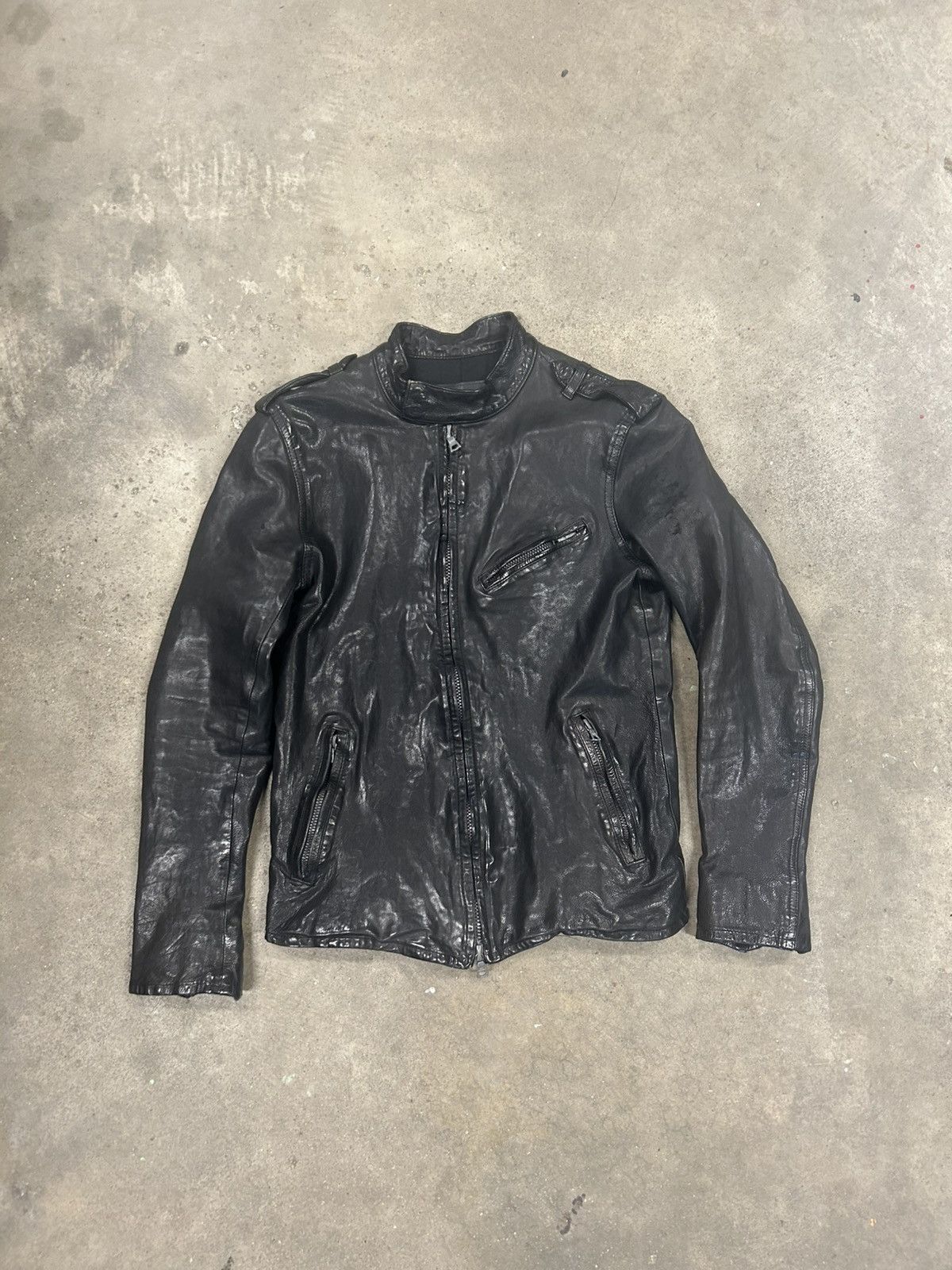 Isamu Katayama Backlash ISAMU KATAYAMA BACKLASH German Calfskin leather jacket Size US S / EU 44-46 / 1 - 1 Thumbnail