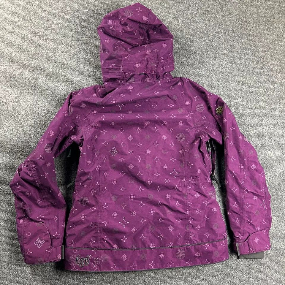 686 686 Jacket Womens Small Snowboarding Full Zip Hooded Smarty Size S / US 4 / IT 40 - 3 Thumbnail