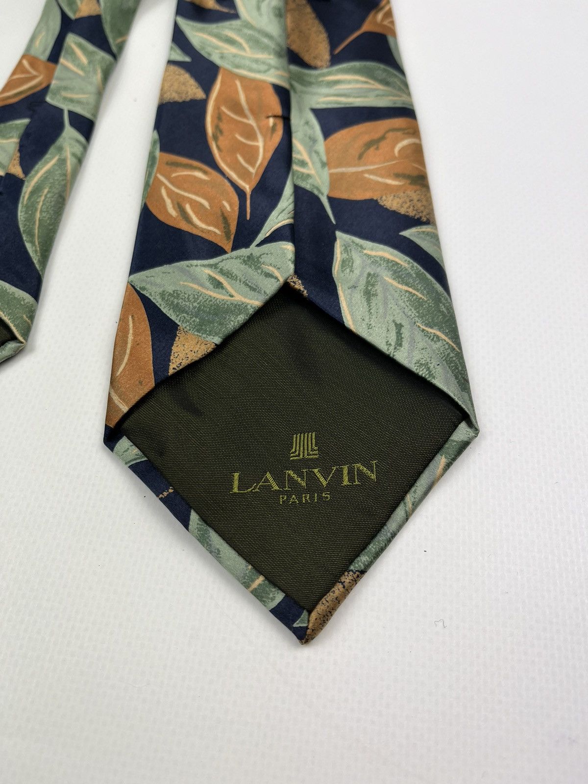 Lanvin Lanvin Paris 100% silk tie cravatte Size ONE SIZE - 2 Thumbnail
