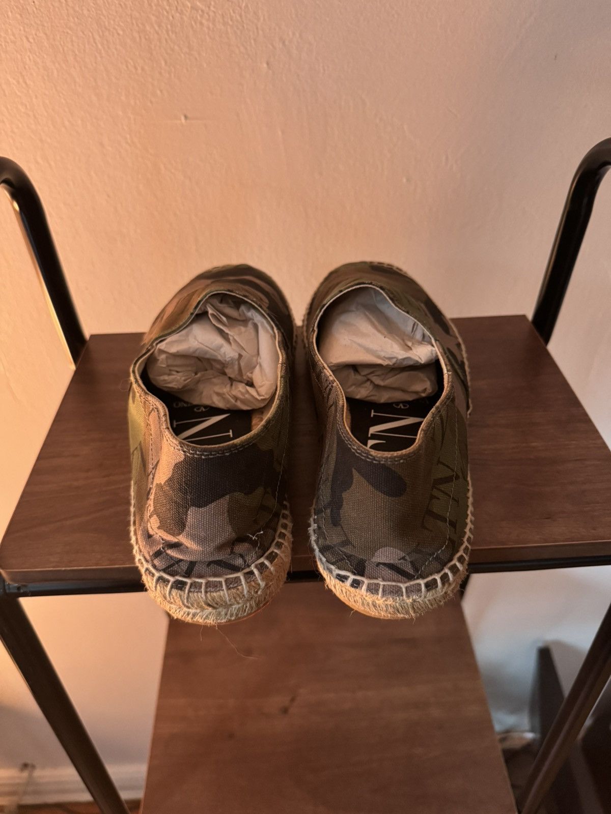 Valentino VLTN Camo Espadrilles Size US 11 / EU 44 - 3 Thumbnail