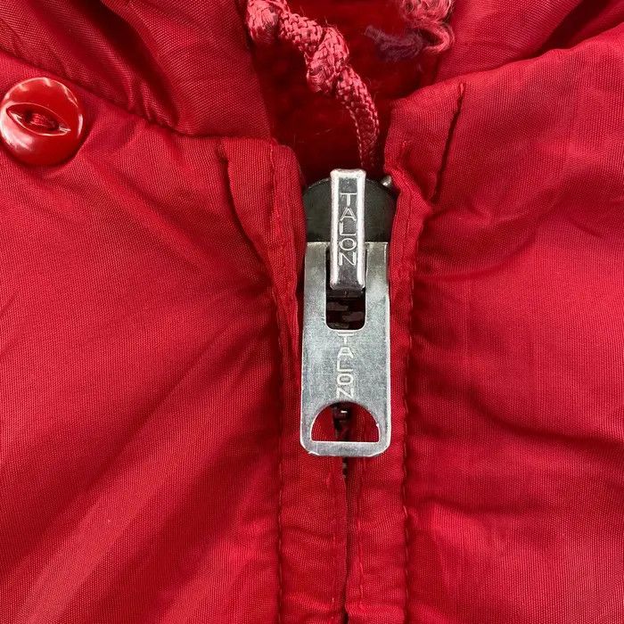 Vintage Vtg 70’ TALON ZIP Made In USA Red Jacket Hoodie Size US L / EU 52-54 / 3 - 3 Thumbnail