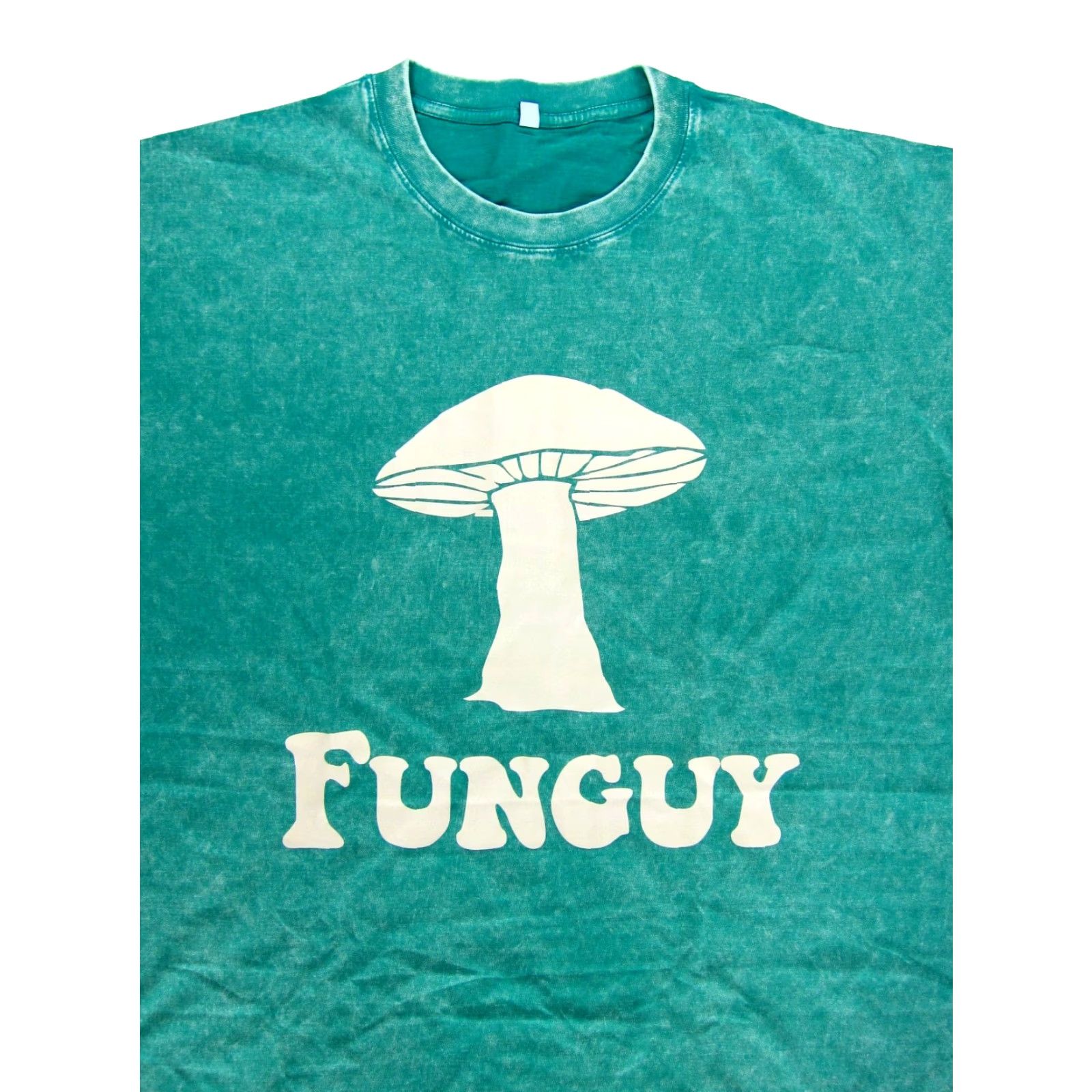 Vintage Nike Mushroom Funguy Green 100% Cotton Crew Neck Short Sleeve T-Shirt Men 5X Size US XXL / EU 58 / 5 - 3 Thumbnail
