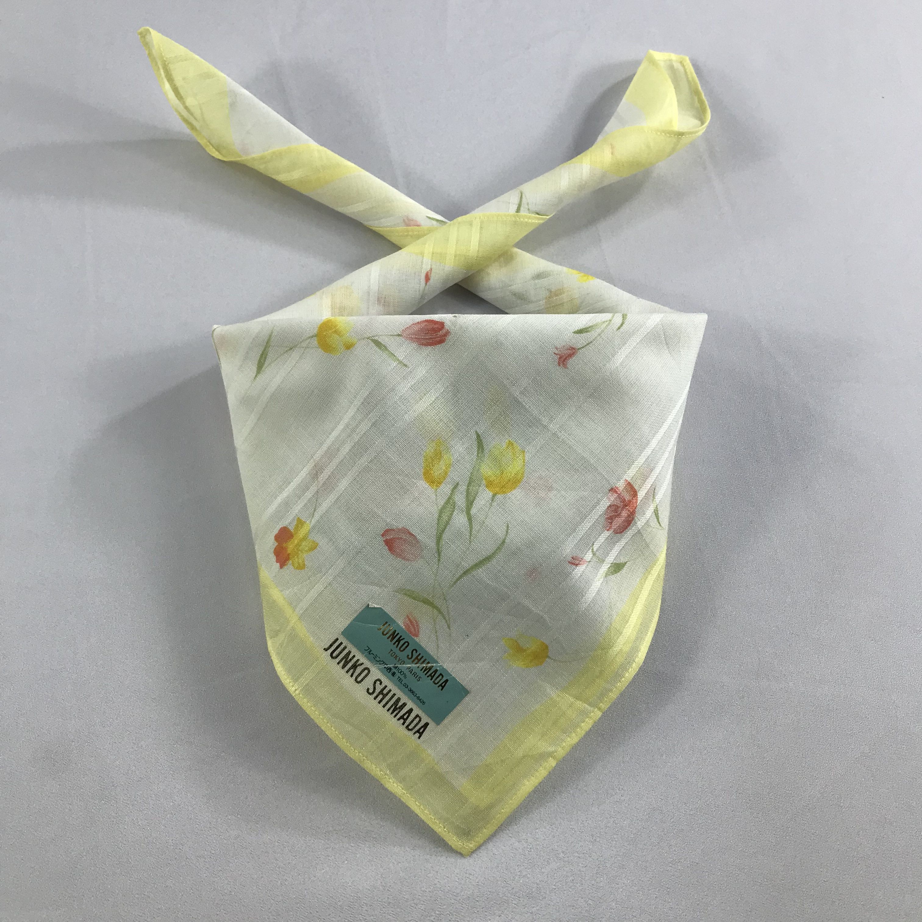 Junko Shimada × Vintage Junko Shimada Bandana / Handkerchief / Neckerchief - S2608 Size ONE SIZE - 3 Thumbnail