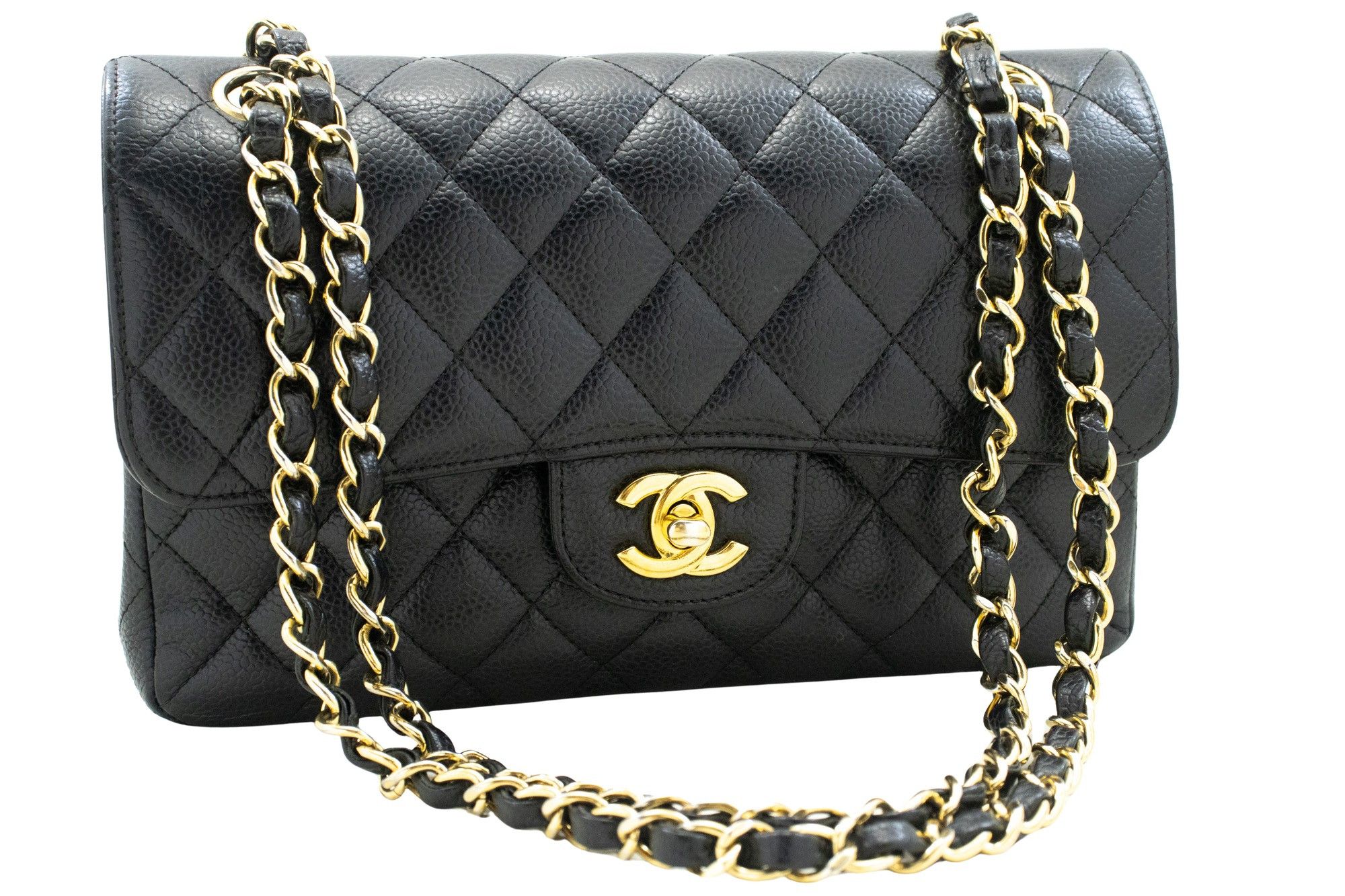 Chanel Black Leather Shoulder Bag (Pre-Owned) Size ONE SIZE - 1 Thumbnail