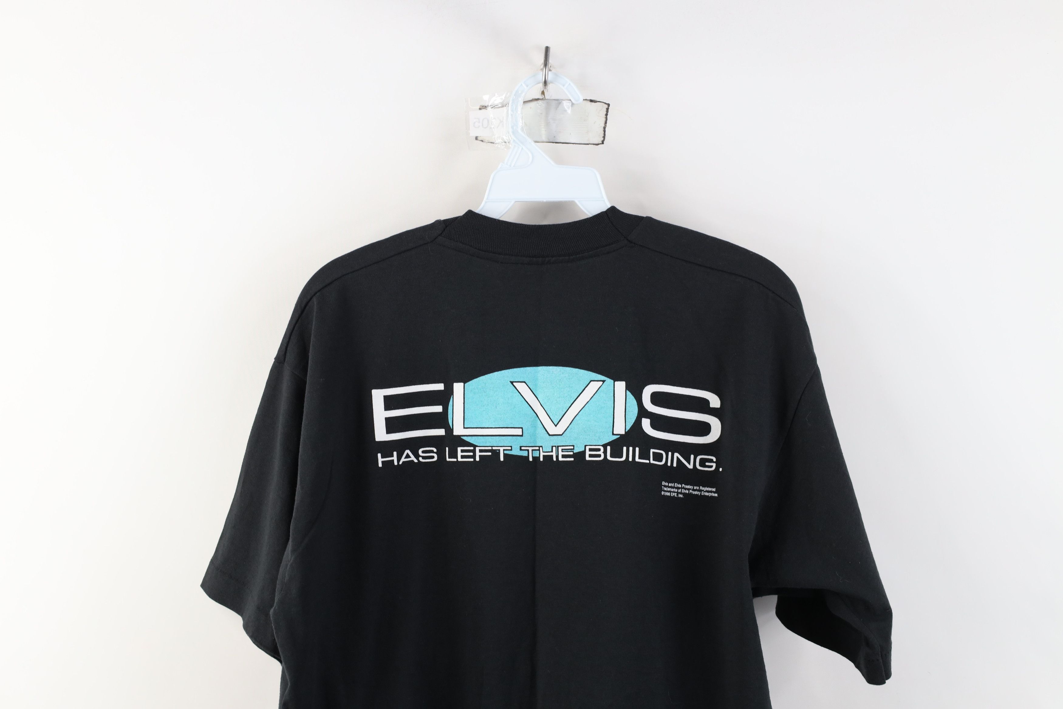 Vintage Vintage 90s Elvis Presley In Concert Short Sleeve T-Shirt Size US L / EU 52-54 / 3 - 15 Thumbnail