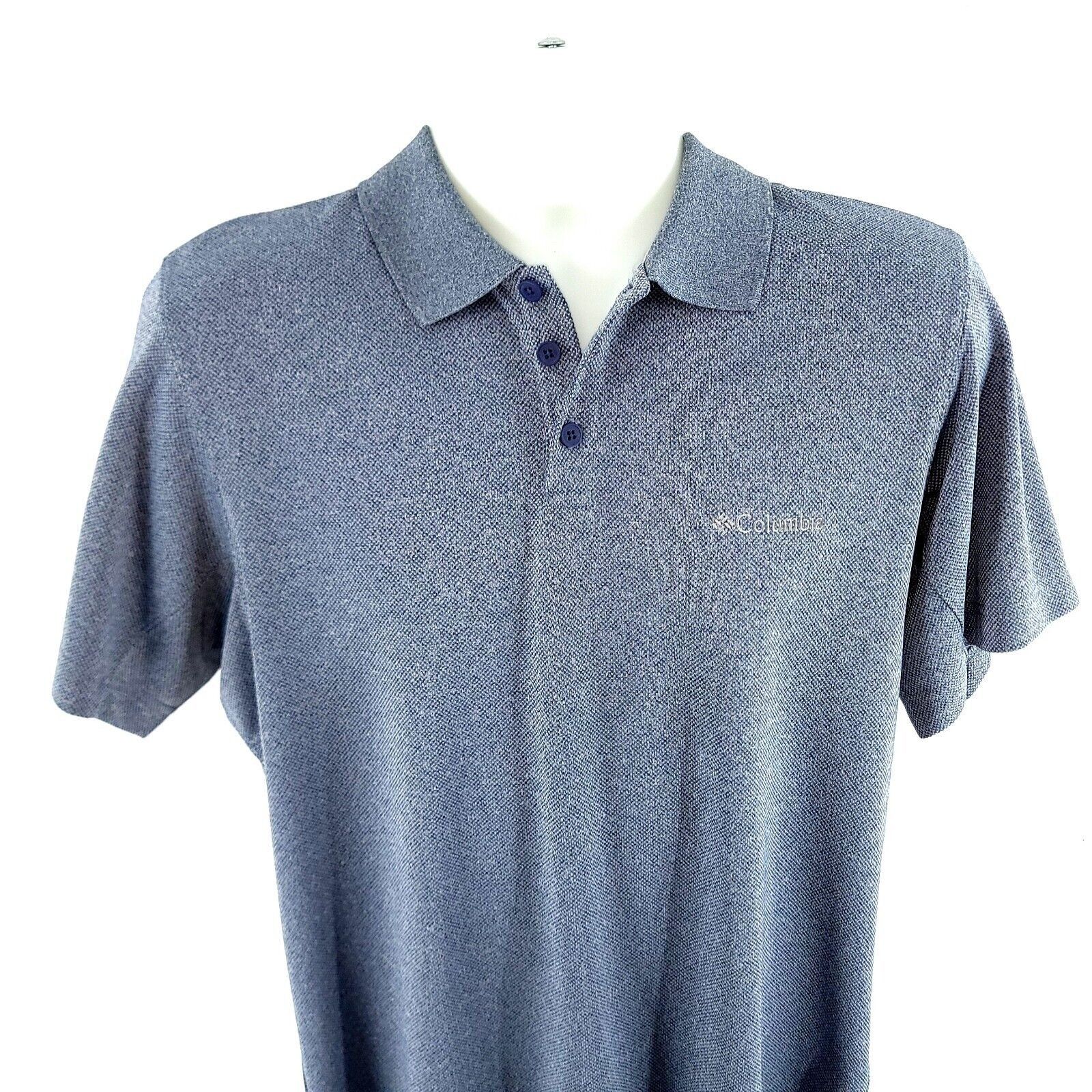 Columbia Columbia Omni Shade Sun Protection Blue Medium Polo Shirt Sh Size US M / EU 48-50 / 2 - 1 Thumbnail