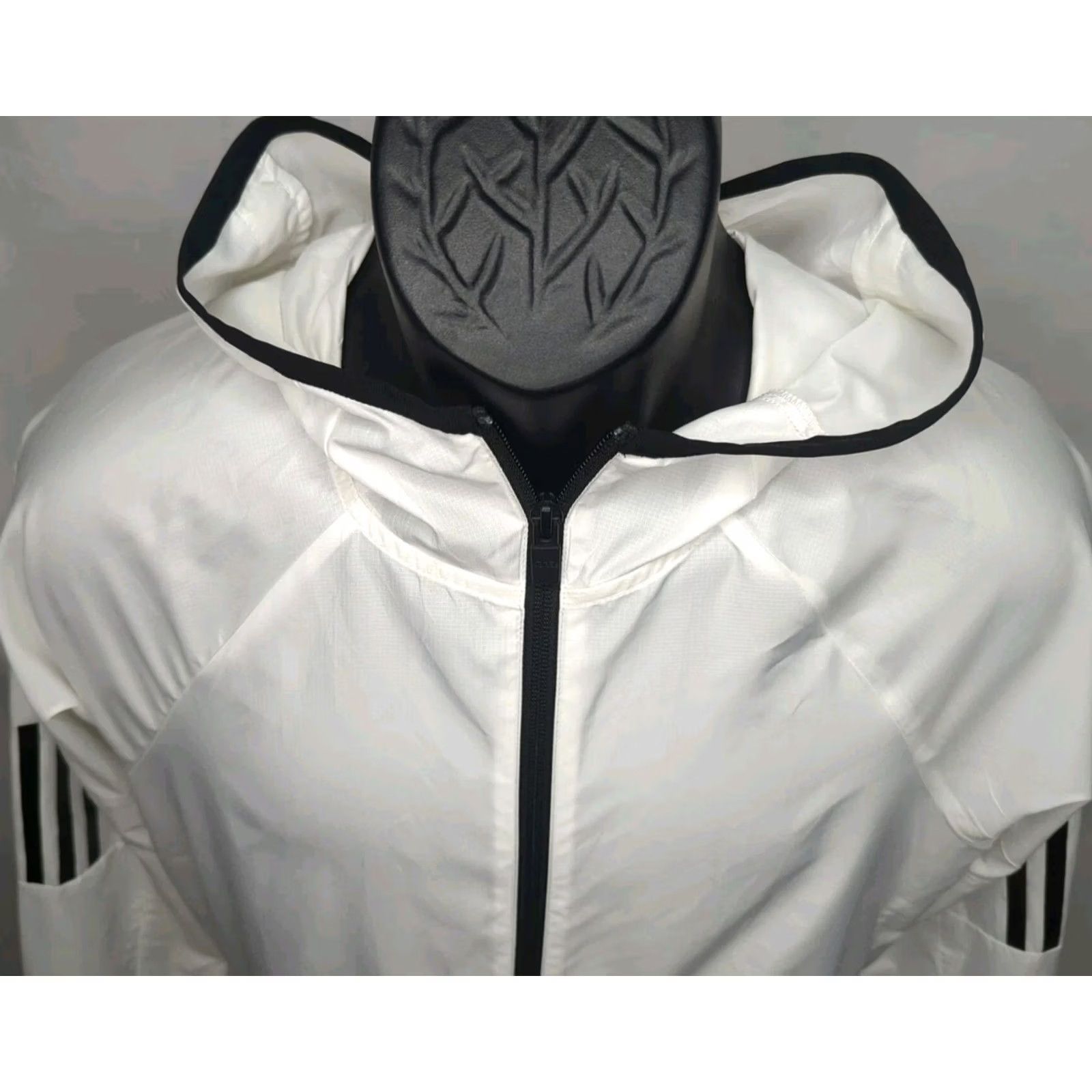 Adidas Adidas Windrunner S2S Jacket White Windbreaker Running Workout Hooded Men Small Size US S / EU 44-46 / 1 - 5 Thumbnail