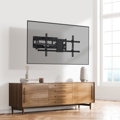 Designer × Homemade Full Motion Extra Extension TV mount for 43-90" Size US L / EU 52-54 / 3 - 1 Thumbnail