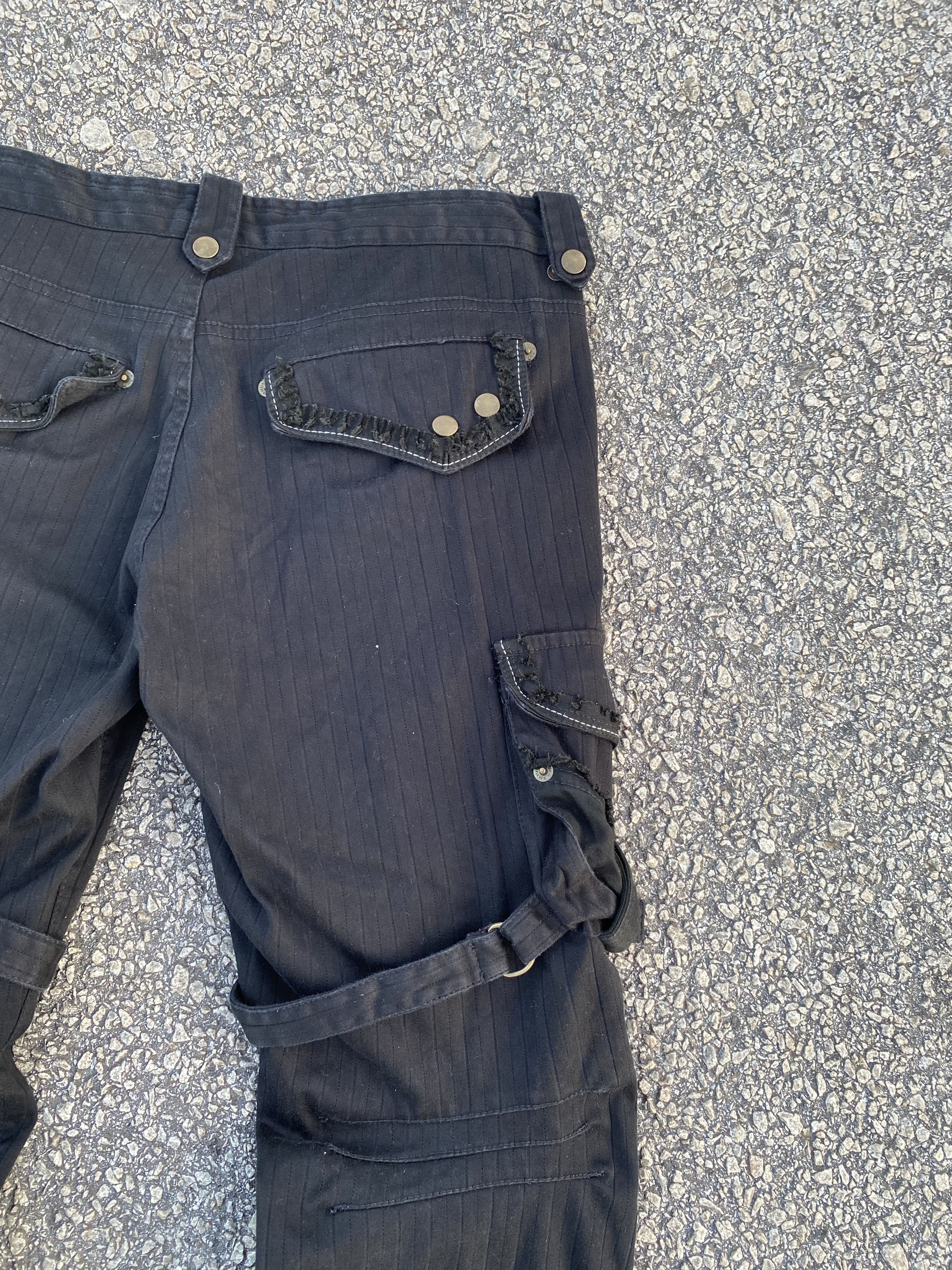 If Six Was Nine PUNK APESTEIN CARGO PANTS Size US 35 - 10 Thumbnail