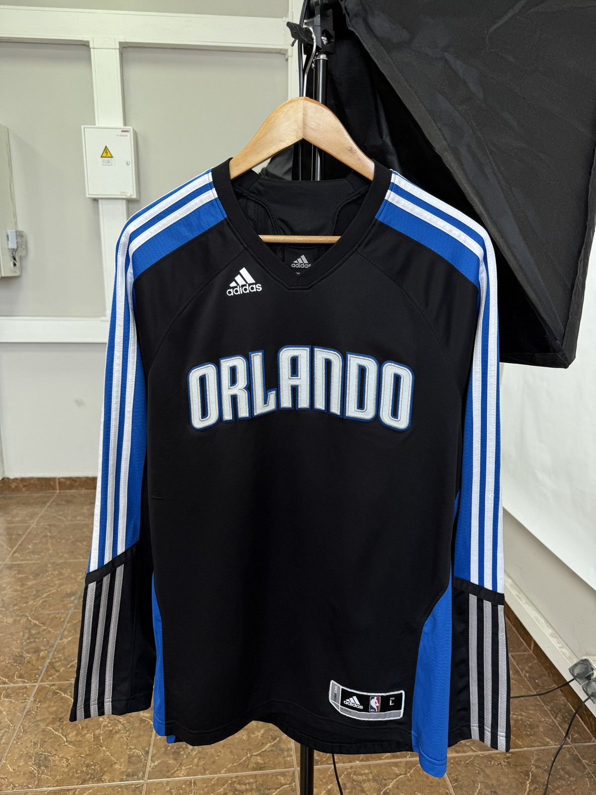 Adidas 🇺🇸 Vintage Orlando Adidas NBA Long Sleeve 2010 Rare Just Don Size US L / EU 52-54 / 3 - 1 Thumbnail