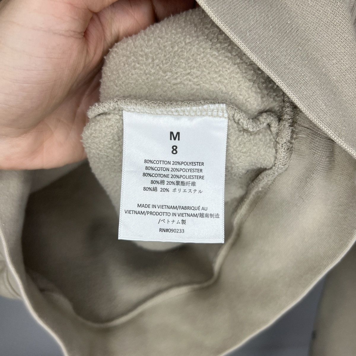 Essentials Essentials Fear Of God FOG Hoodie Sweatshirt Beige Size M / US 6-8 / IT 42-44 - 5 Thumbnail