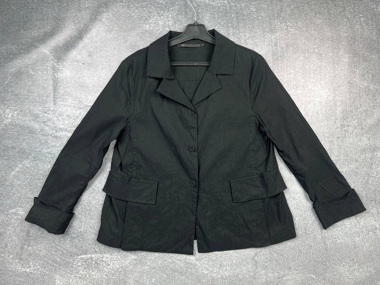 Annette Gortz × Designer annette gortz linen black blazer jacket size 40 Size M / US 6-8 / IT 42-44 - 1 Thumbnail