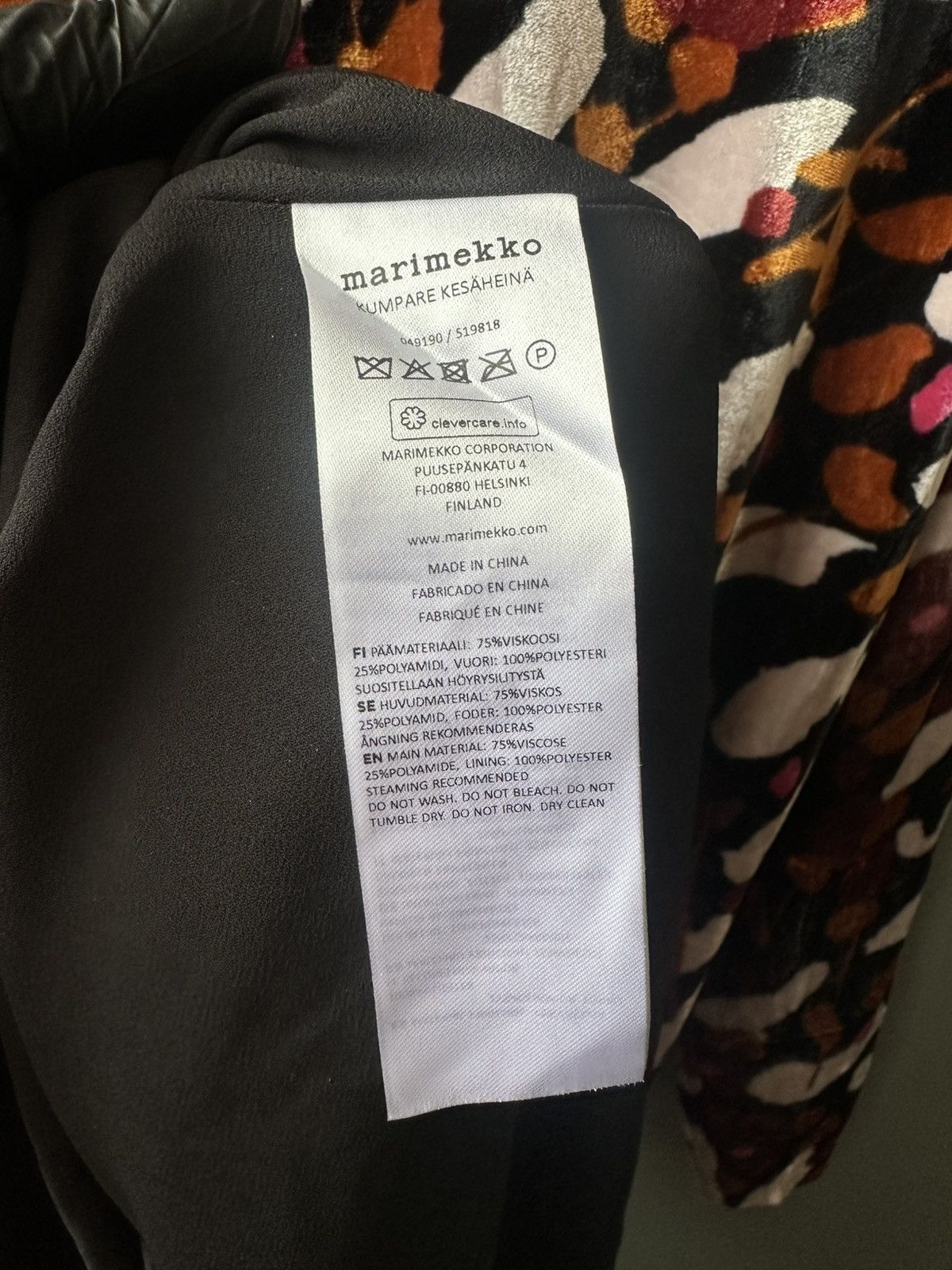 Marimekko Marimekko Velour Kumpare Kesaheina Dress Size 38 Size L / US 10 / IT 46 - 7 Thumbnail
