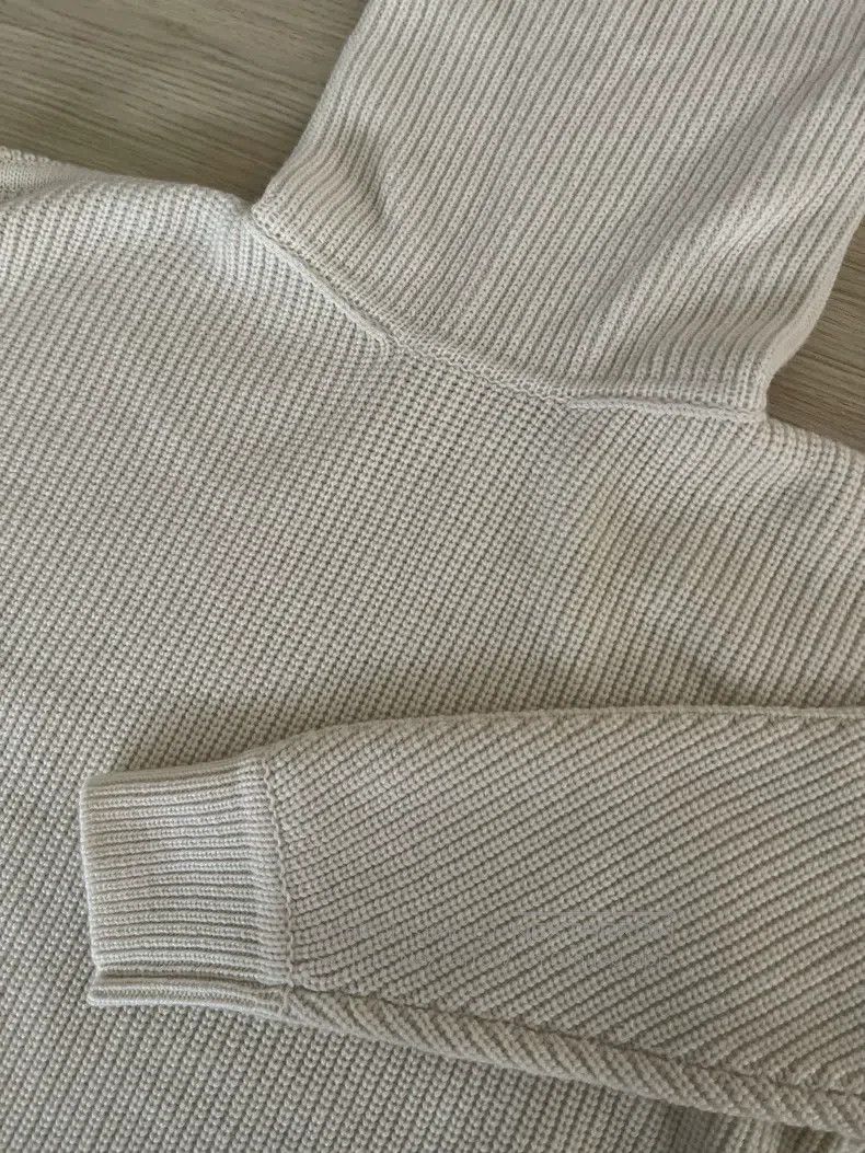 Hermes Hermes White Knitted Top Size XXS / US 00 / IT 34 - 5 Thumbnail