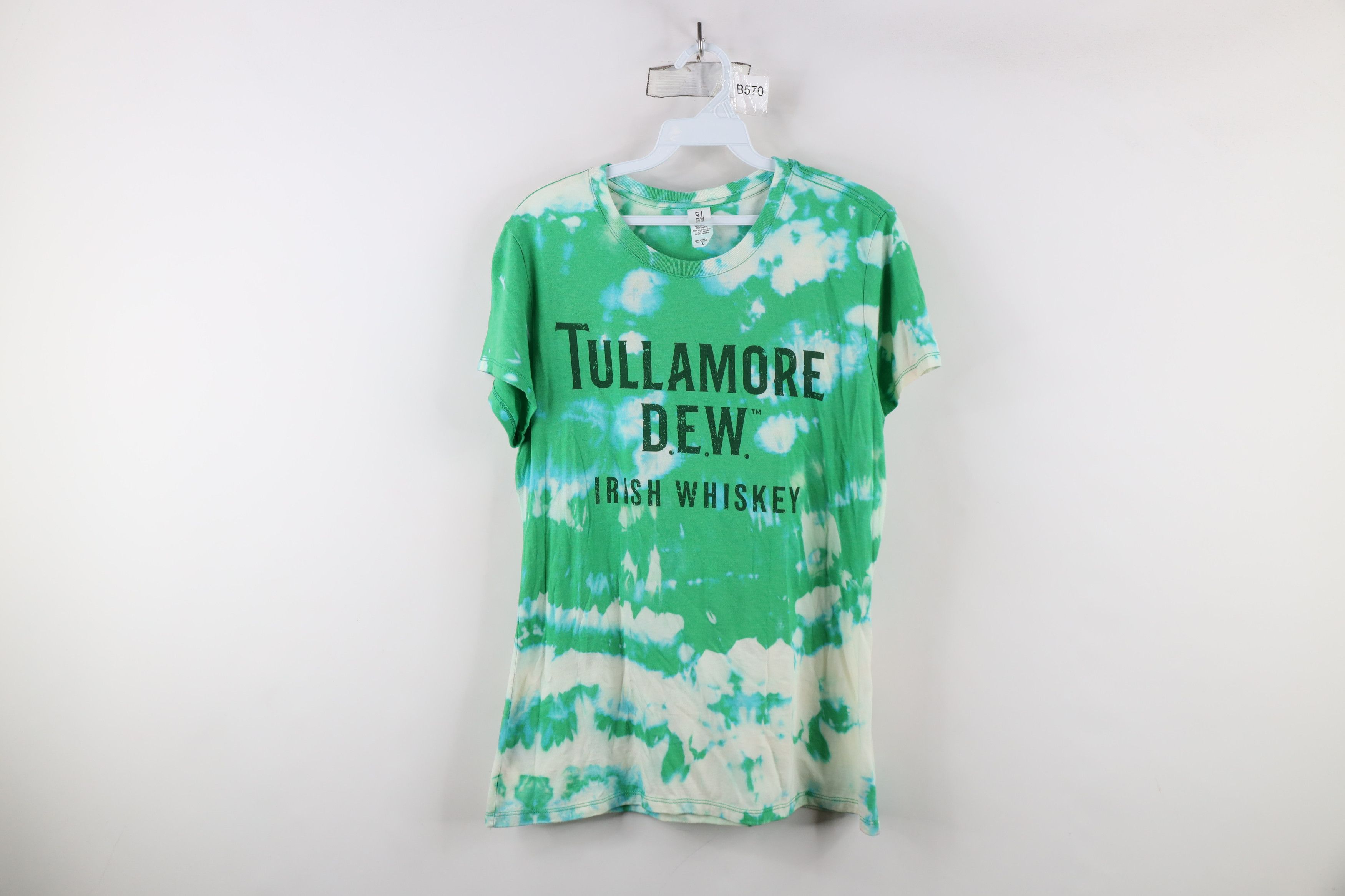Vintage Michigan State University Tullamore Irish Whiskey T-Shirt Size L / US 10 / IT 46 - 1 Thumbnail