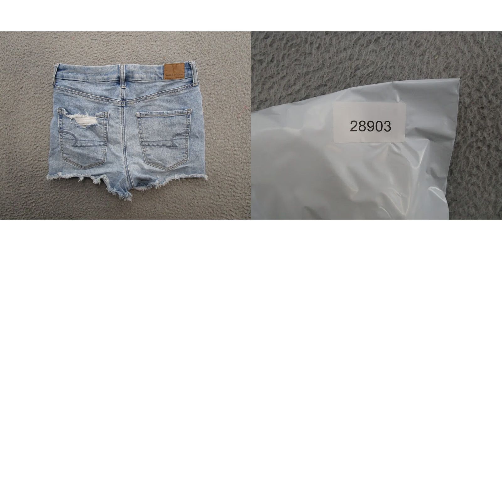 American Eagle Outfitters American Eagle Outfitters Shortie Shorts Women's 6 Curvy Hi Rise Super Stretch Denim Blue 90s? Size 28" / US 6 / IT 42 - 8 Thumbnail