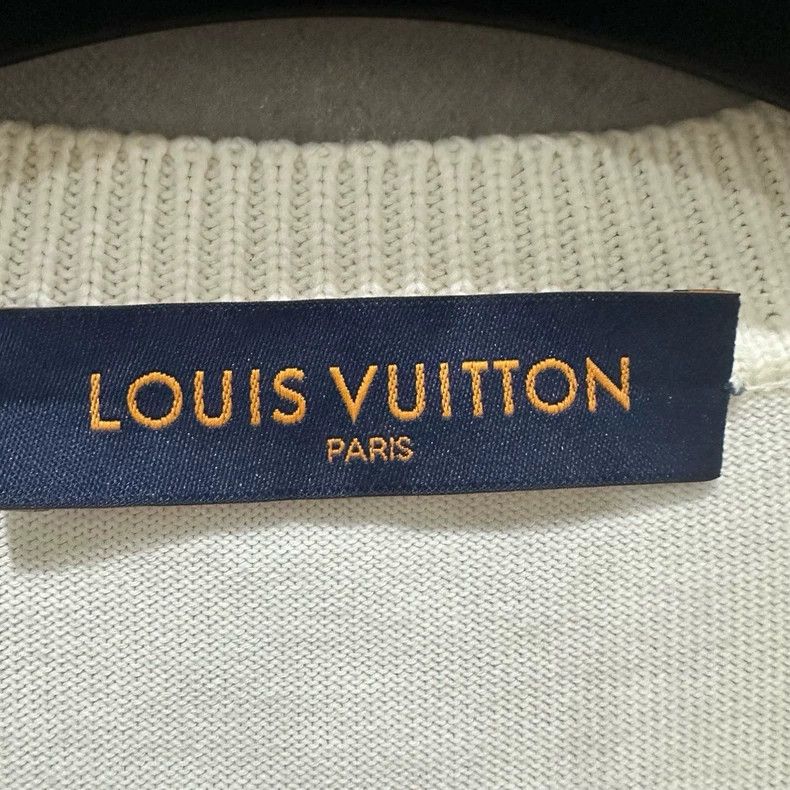 Louis Vuitton Louis Vuitton Fluorescent green pin logo knitted short sle Size US L / EU 52-54 / 3 - 4 Thumbnail