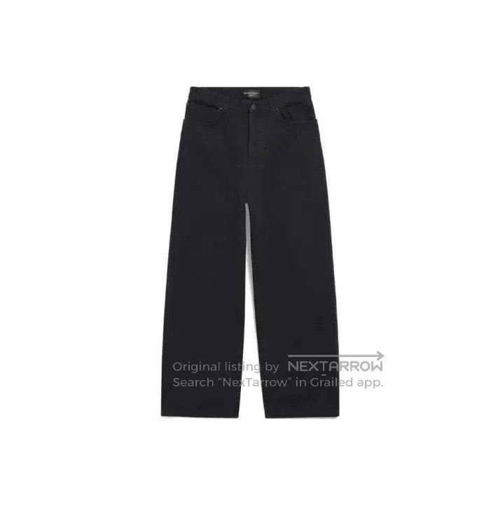 Balenciaga Balenciaga SS23 Black Wide-Leg Denim Pants. Size US 36 / EU 52 - 1 Thumbnail