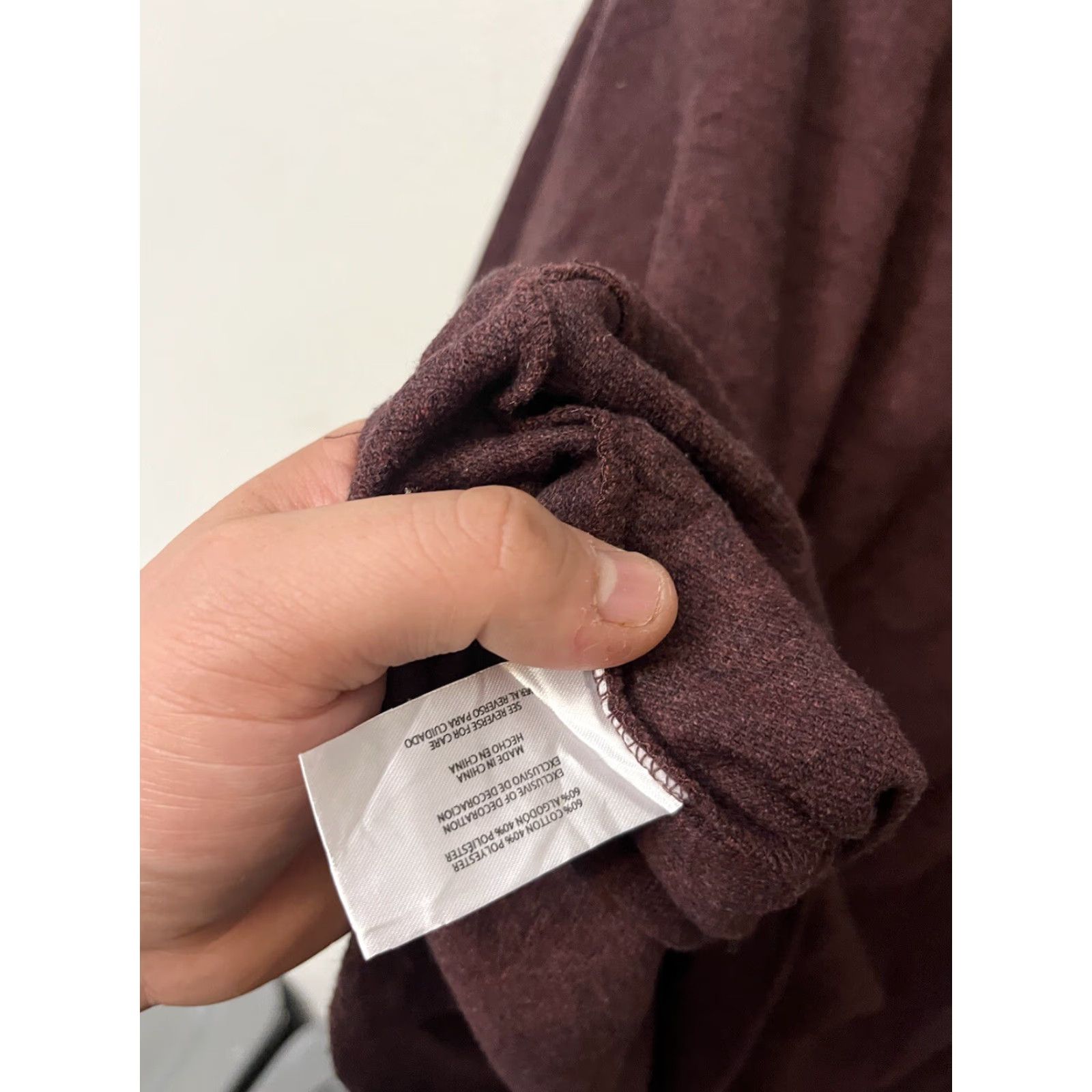 Banana Republic Banana Republic Pullover Sweater Mens Large Maroon Cotton Blend Long Sleeve Knit Shirt Knit Crew Neck Casual Fall Winter 90s Preppy Logo Mens Regular Size US L / EU 52-54 / 3 - 4 Thumbnail