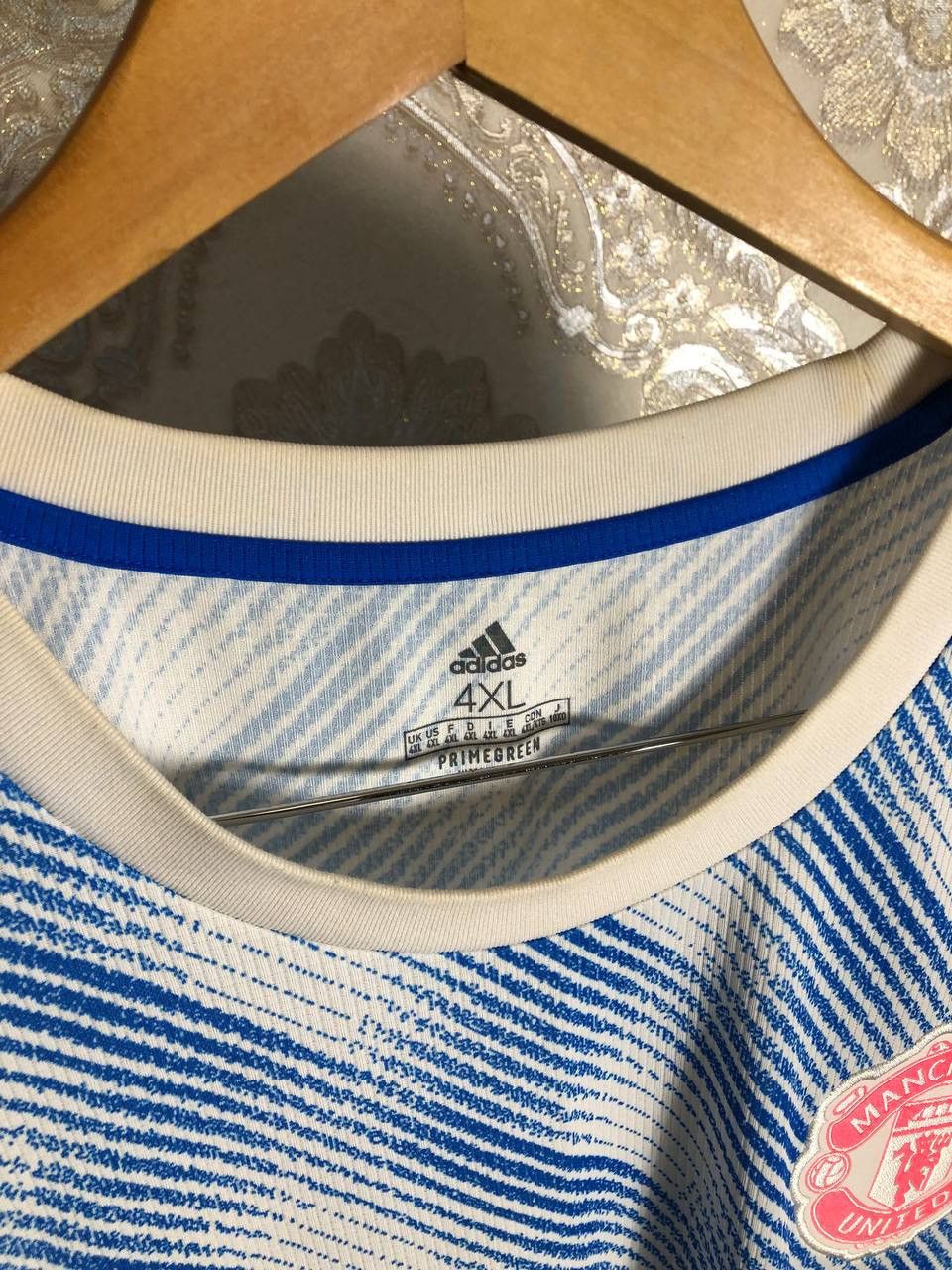 Adidas VINTAGE ADIDAS FC MANCHESTER UNITED ENGLAND SOCCER JERSEY Size US XXL / EU 58 / 5 - 3 Thumbnail