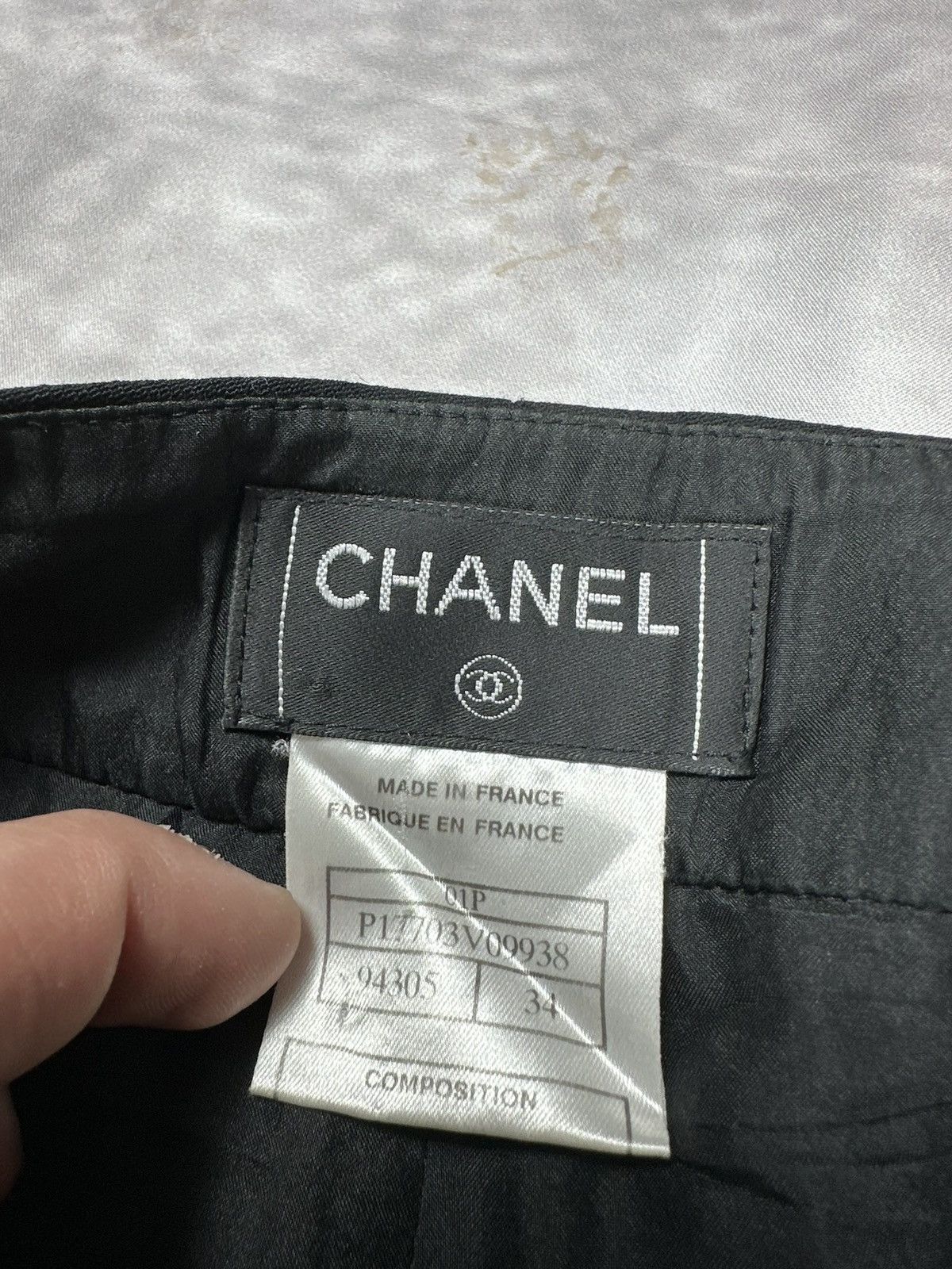 Chanel 90s Chanel Tailored Trousers Size 28" / US 6 / IT 42 - 8 Thumbnail