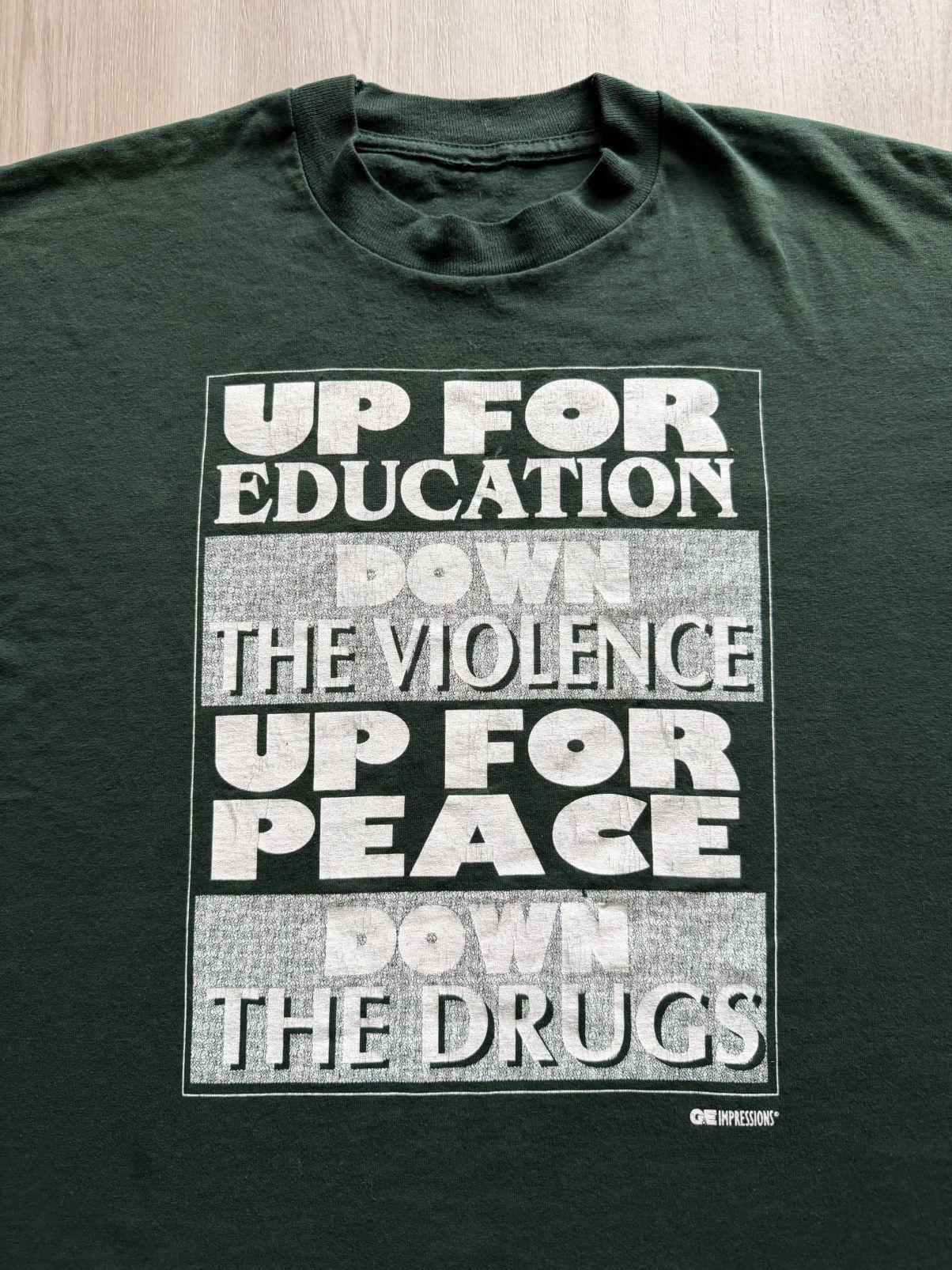 Vintage Rare 90s Rap-A-Lot Records Care-A-Lot Drugs/ Violence Sz L Size US L / EU 52-54 / 3 - 2 Thumbnail
