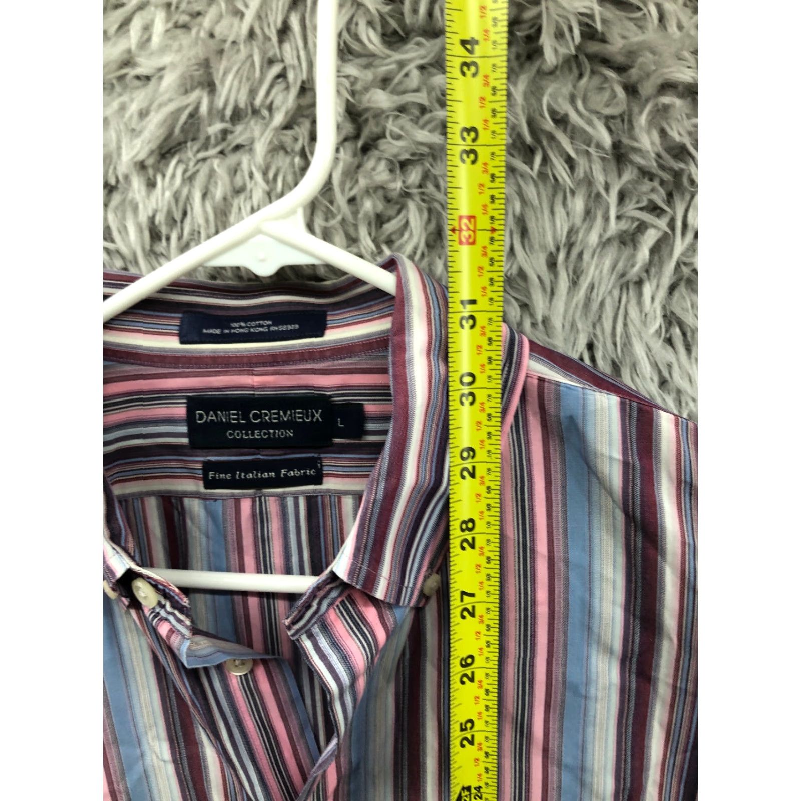Cremieux Daniel Cremieux Shirt L Mens Multicolor Long Sleeve Button-Down Collar Shirt Size US L / EU 52-54 / 3 - 5 Thumbnail