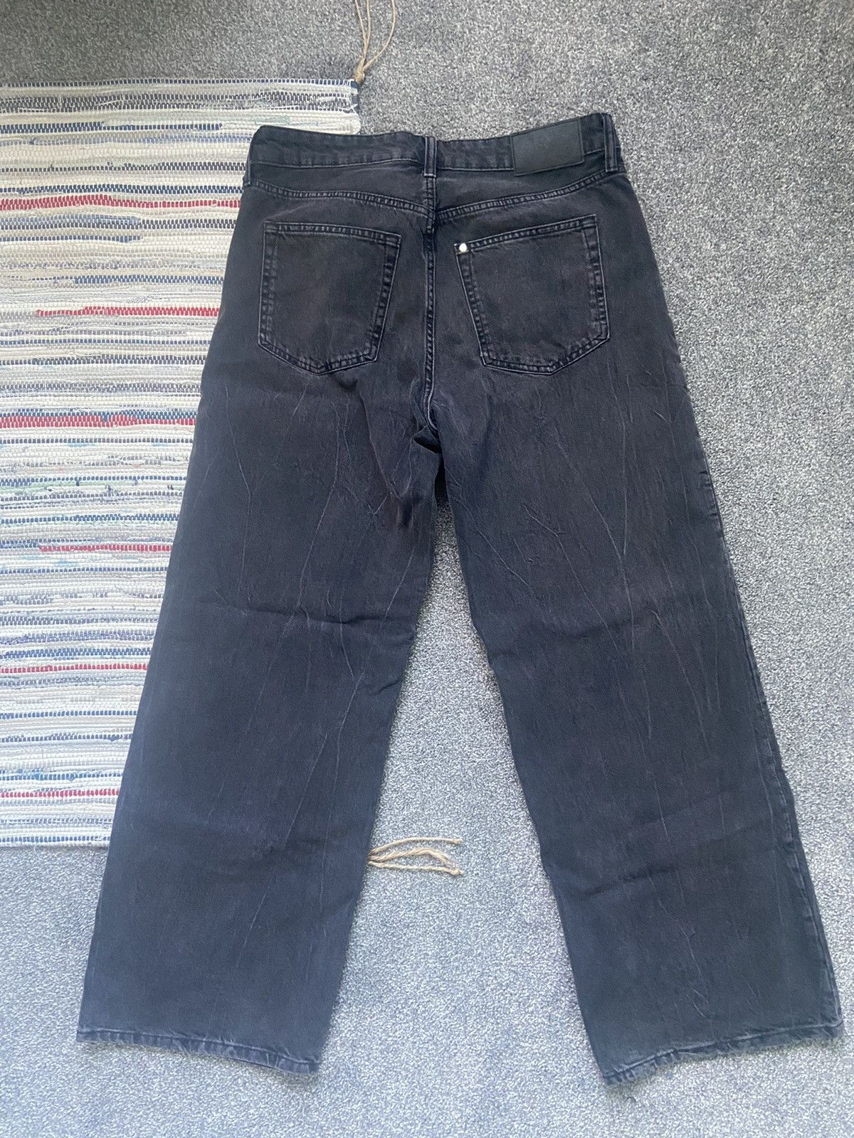 H&M H&M baggy regular jeans Size 29" - 2 Thumbnail
