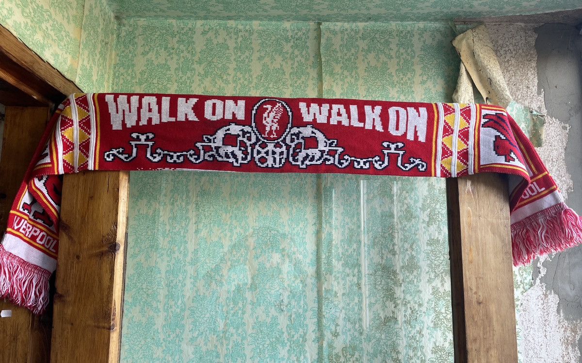 Vintage Vintage Liverpool Mighty Reds Walk On Football Soccer Scarf Size ONE SIZE - 3 Thumbnail