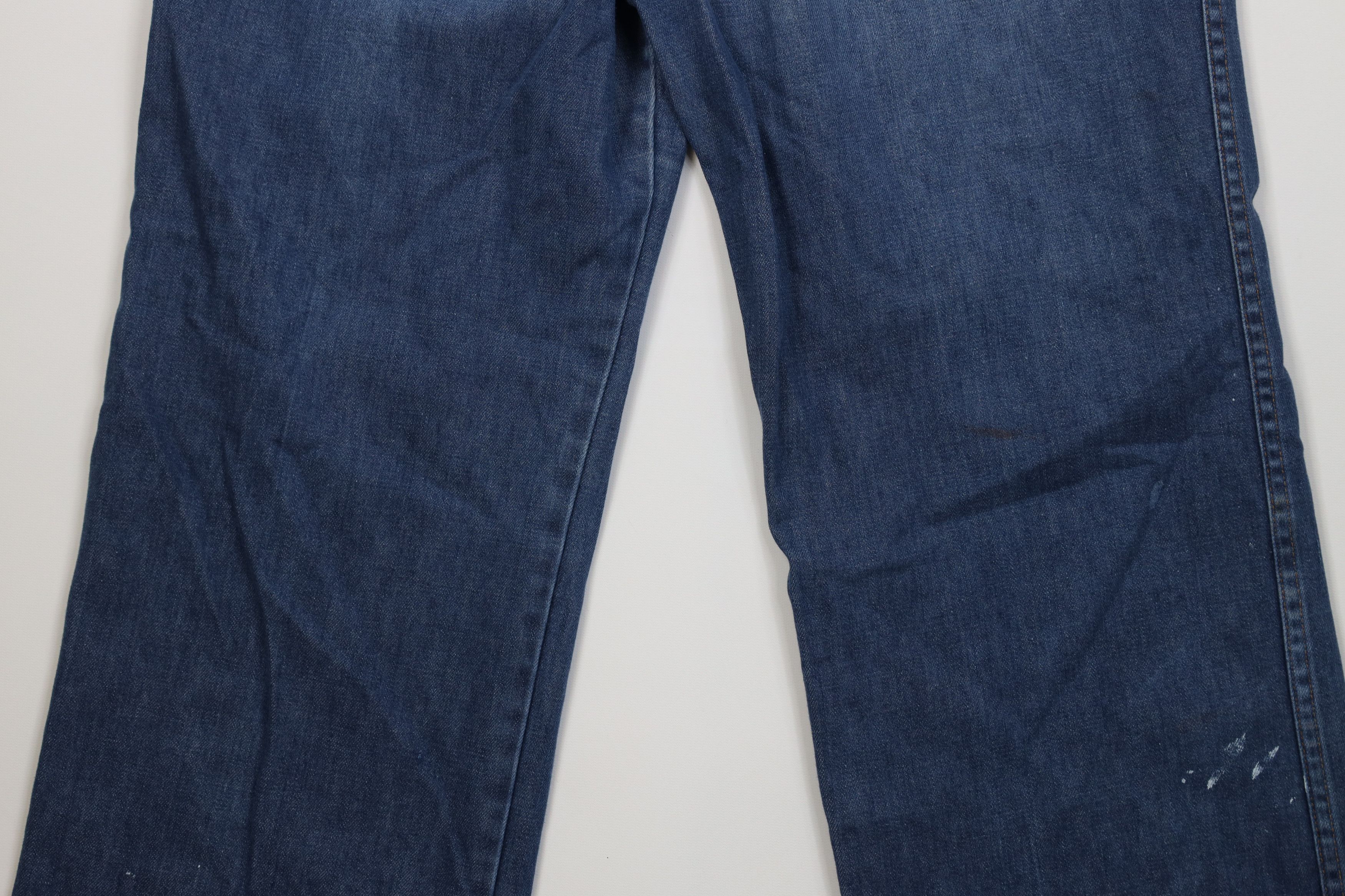 Vintage Vintage 70s Streetwear Baggy Wide Leg Denim Jeans Blue USA Size US 30 / EU 46 - 12 Thumbnail