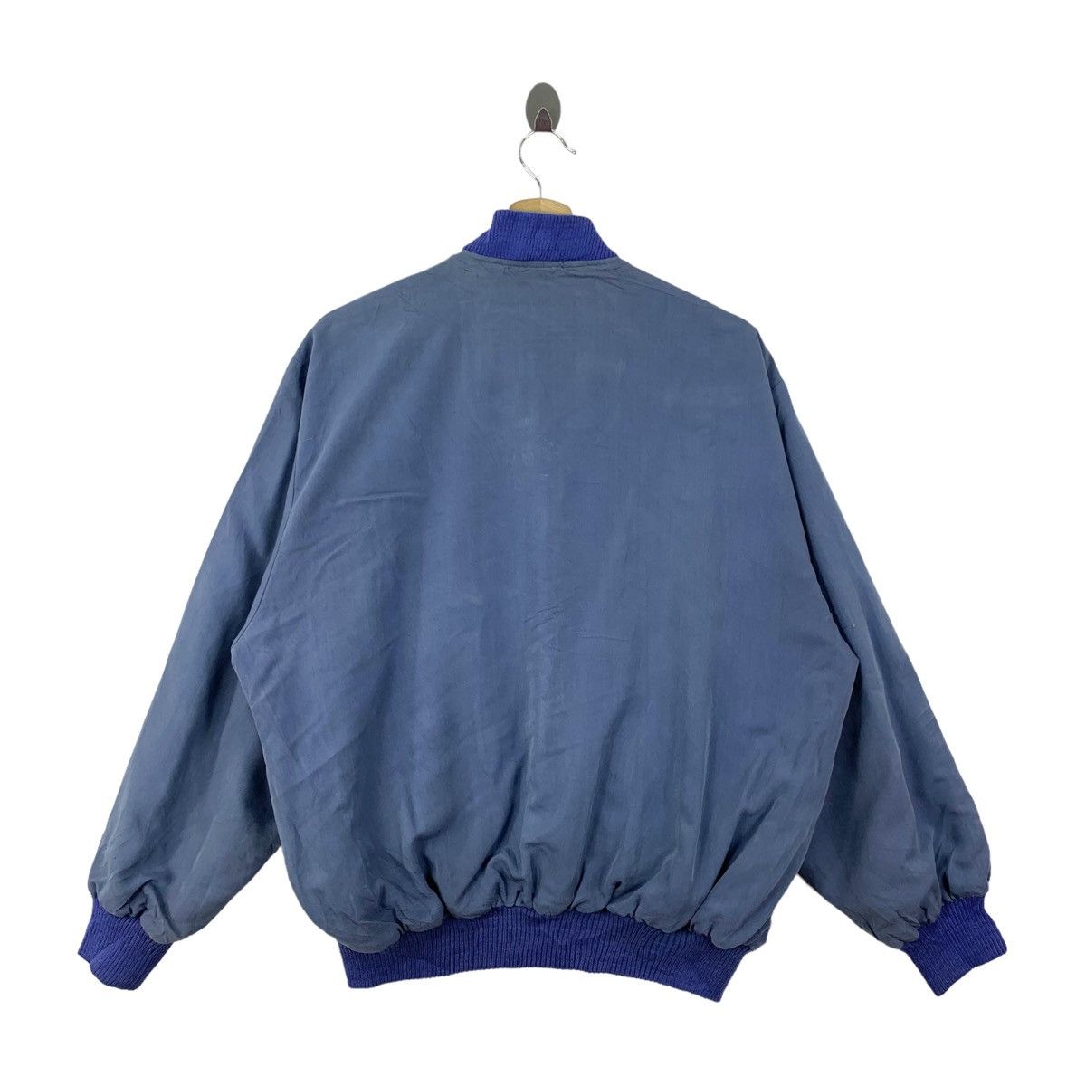 Valentino × Vintage Vintage Via VALENTINO Italian Fashion Designer Bomber Jacket Size US M / EU 48-50 / 2 - 2 Thumbnail