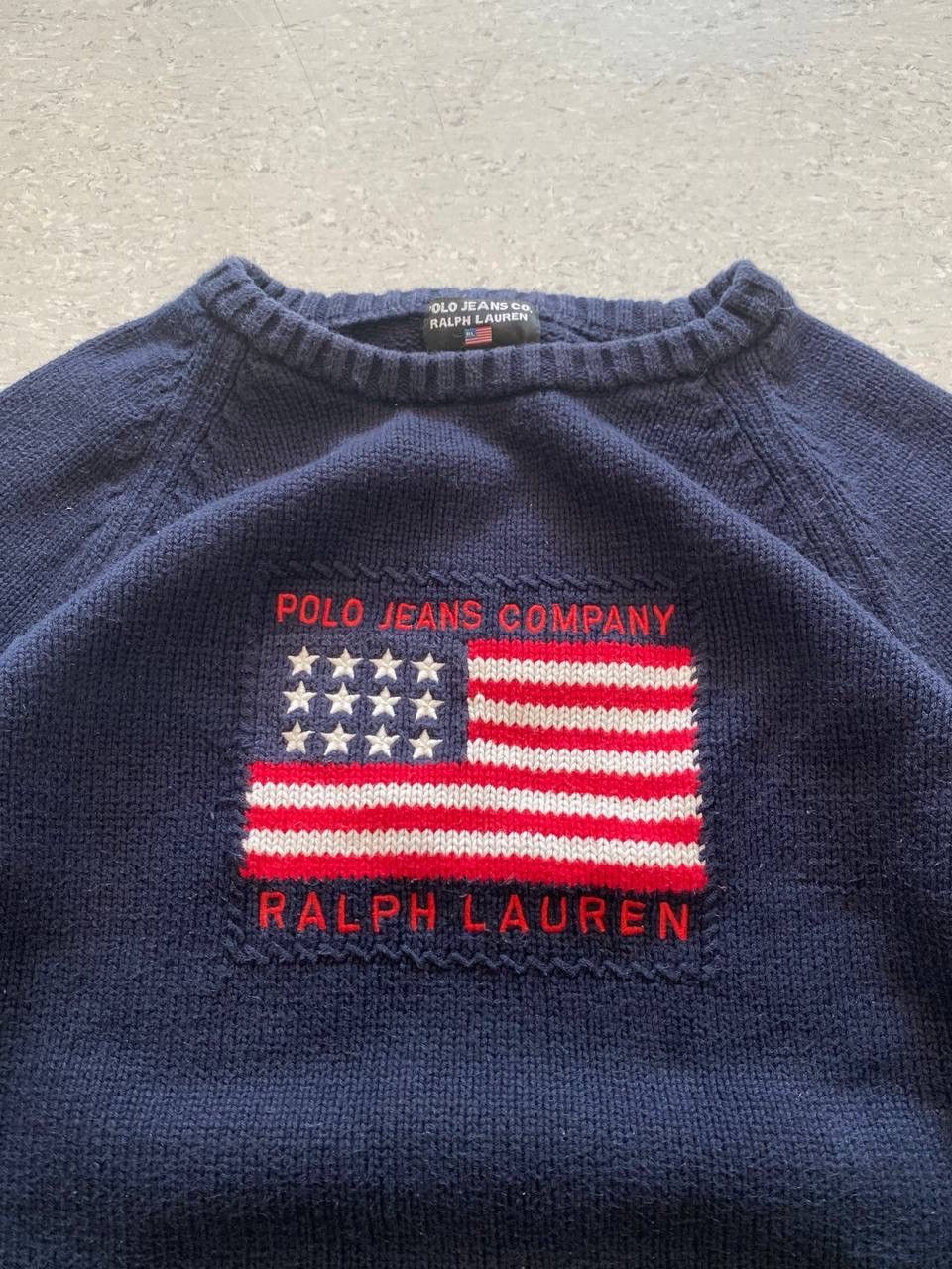 Polo Ralph Lauren × Vintage 00s Polo Ralph Lauren Sweater Streetwear Big Logo Vintage Size M / US 6-8 / IT 42-44 - 4 Thumbnail