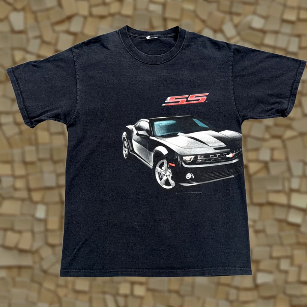 Vintage Camaro Shirt Adult MEDIUM Black Chevy Chevrolet Muscle Car SS Automotive Y2K Size US M / EU 48-50 / 2 - 1 Thumbnail