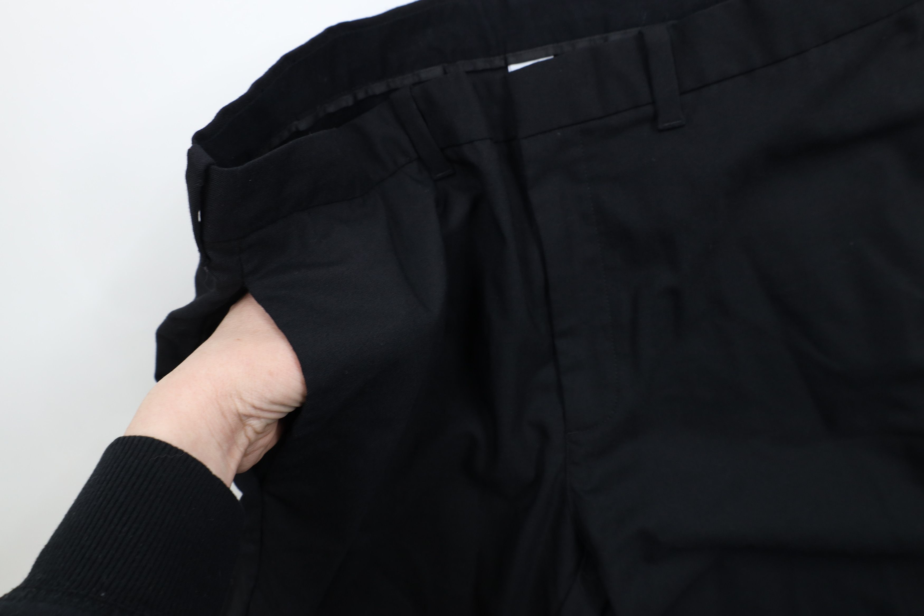 Gap × Vintage Vintage 90s Y2K Gap Blend Stretch Wide Leg Chino Pants Black Size US 36 / EU 52 - 7 Thumbnail