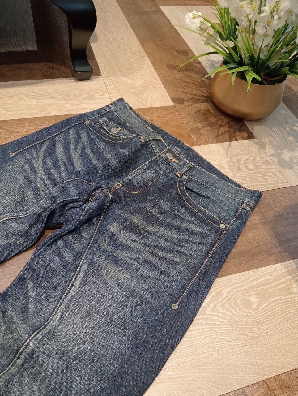 Takeo Kikuchi TAKEO KIKUCHI JAPAN BLUE DENIM BAGGY PANTS Size US 32 / EU 48 - 5 Thumbnail